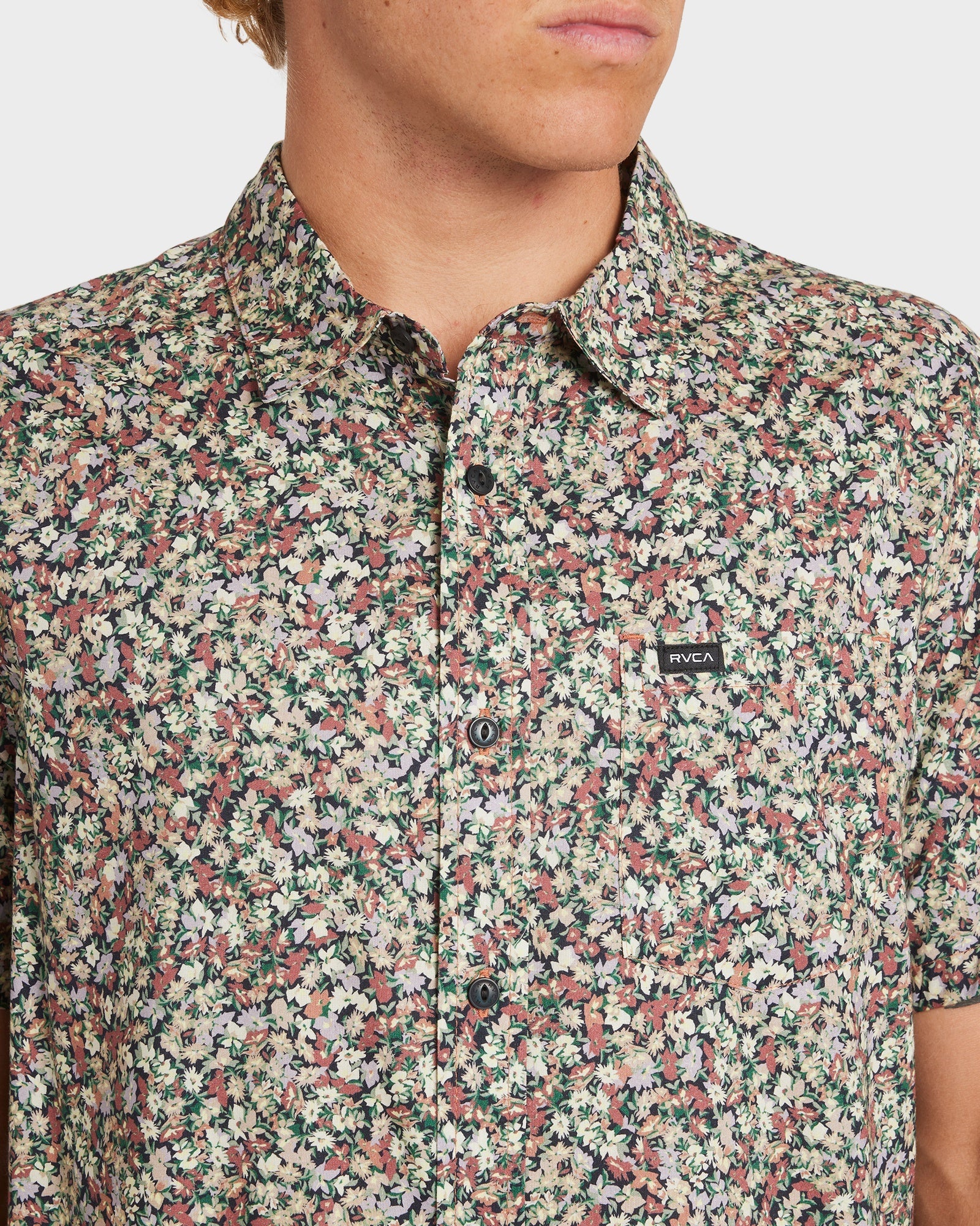 Mens Heavy Bloom Short Sleeve Shirt