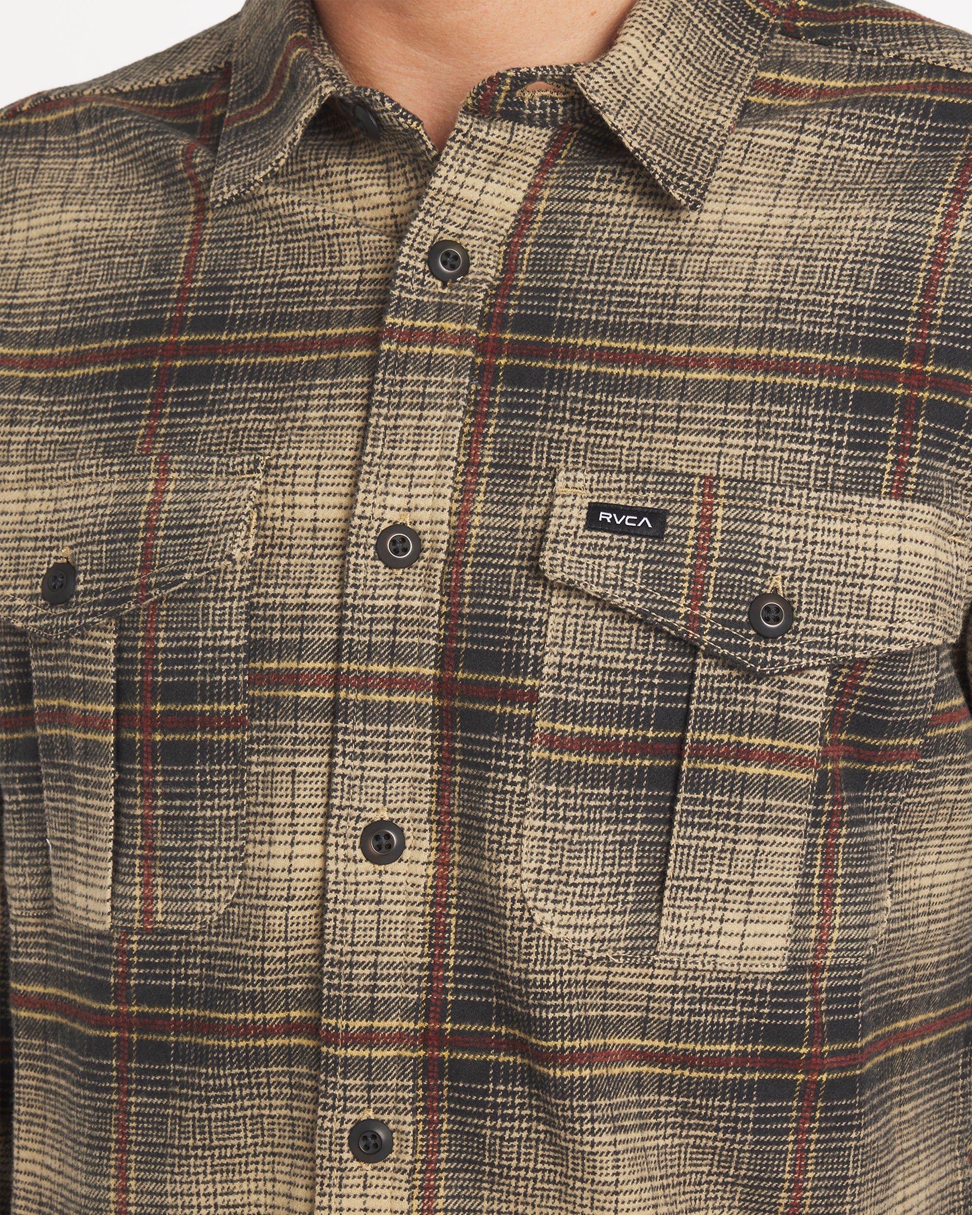 Mens Huges Flannel Long Sleeve Shirt