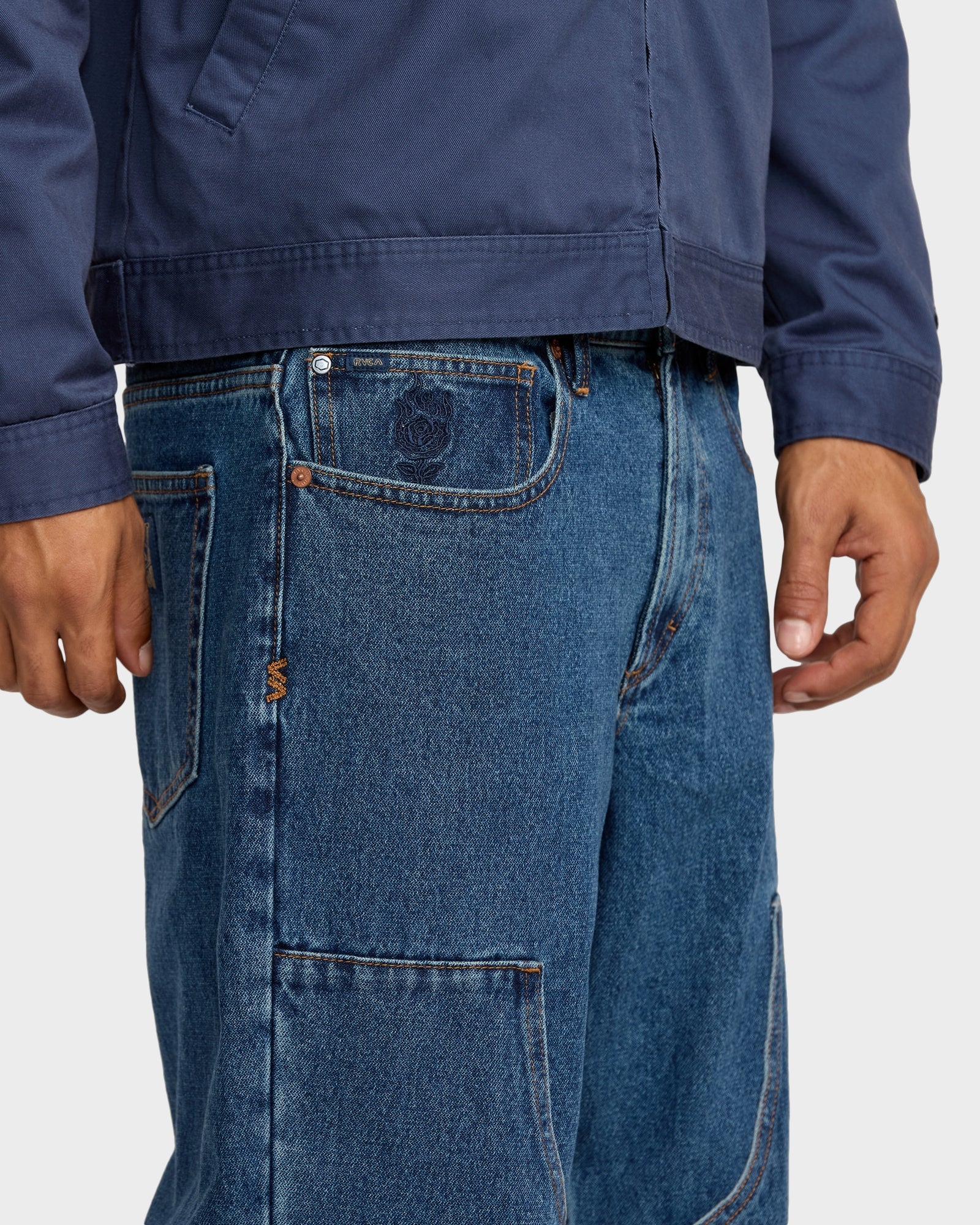 Mens Kevin Spanky Americana Denim Jeans