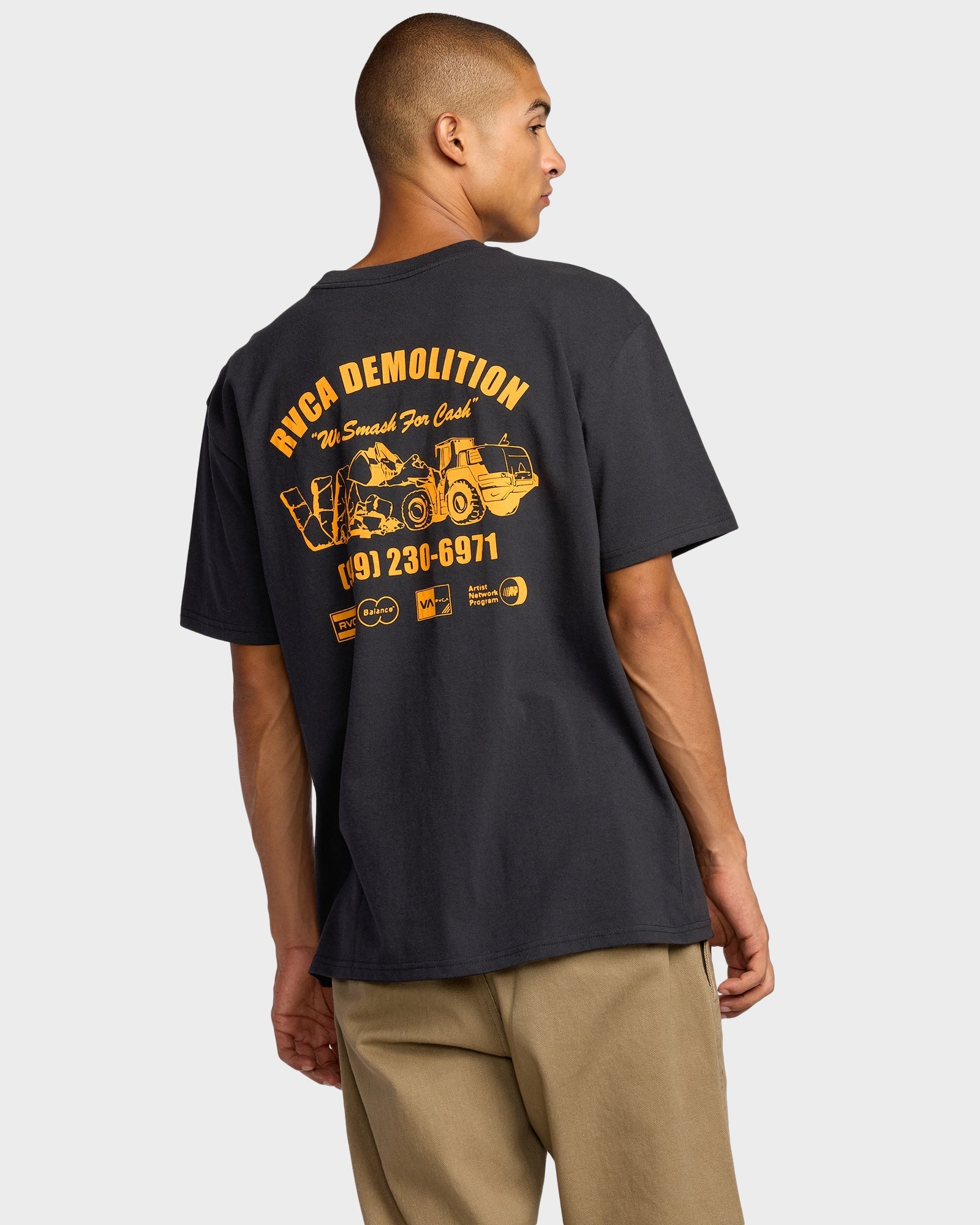 Mens RVCA Demo T-Shirt