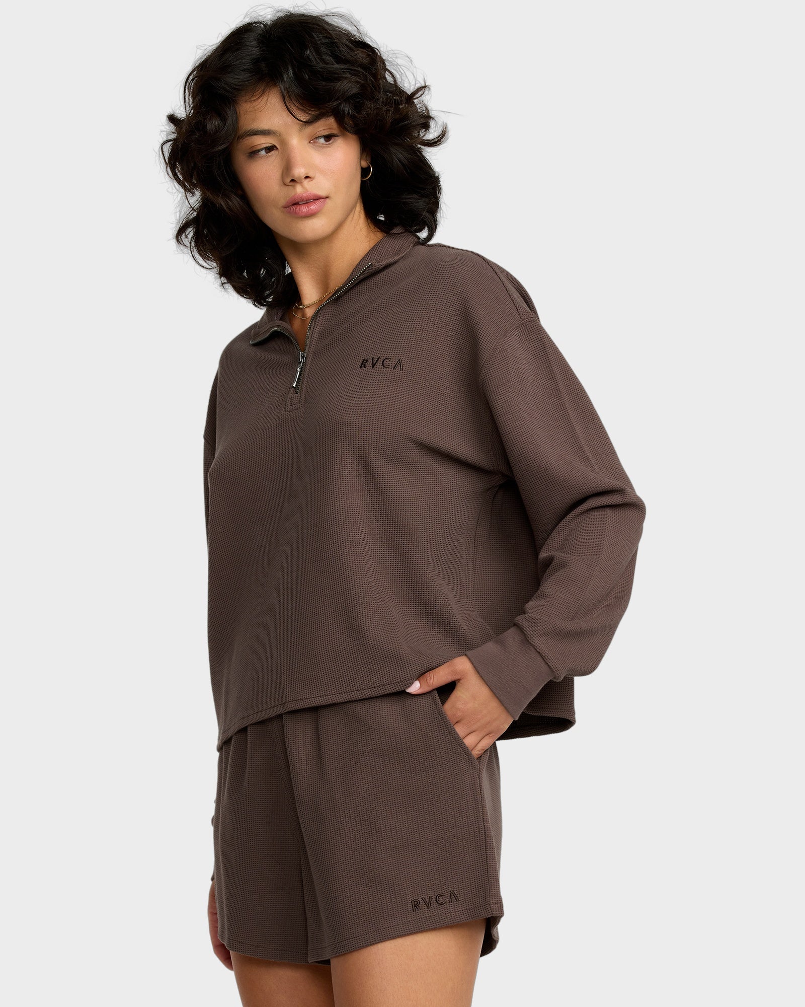 Womens Glory Waffle Long Sleeve Shirt