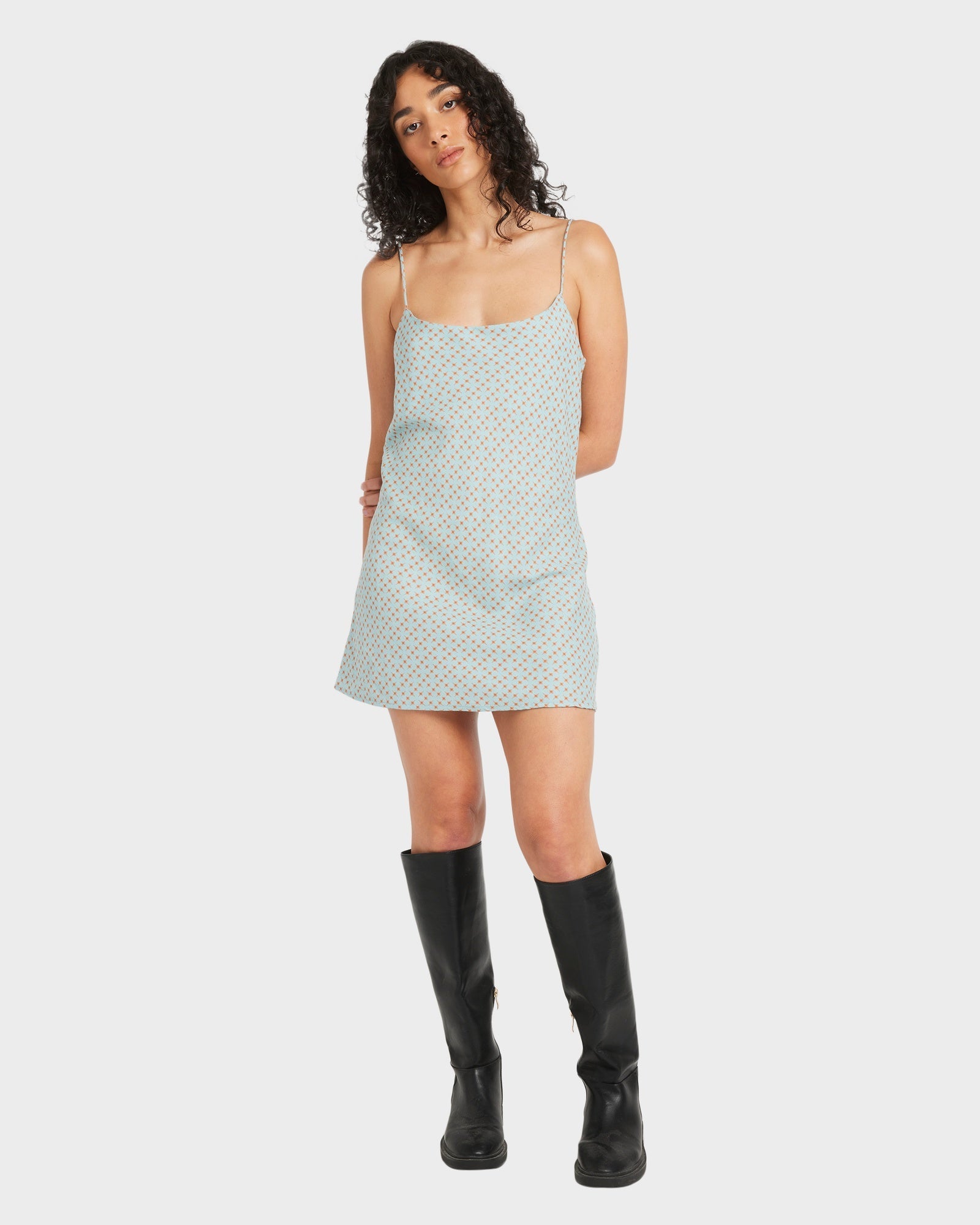 Womens Macarthur Print Mini Dress