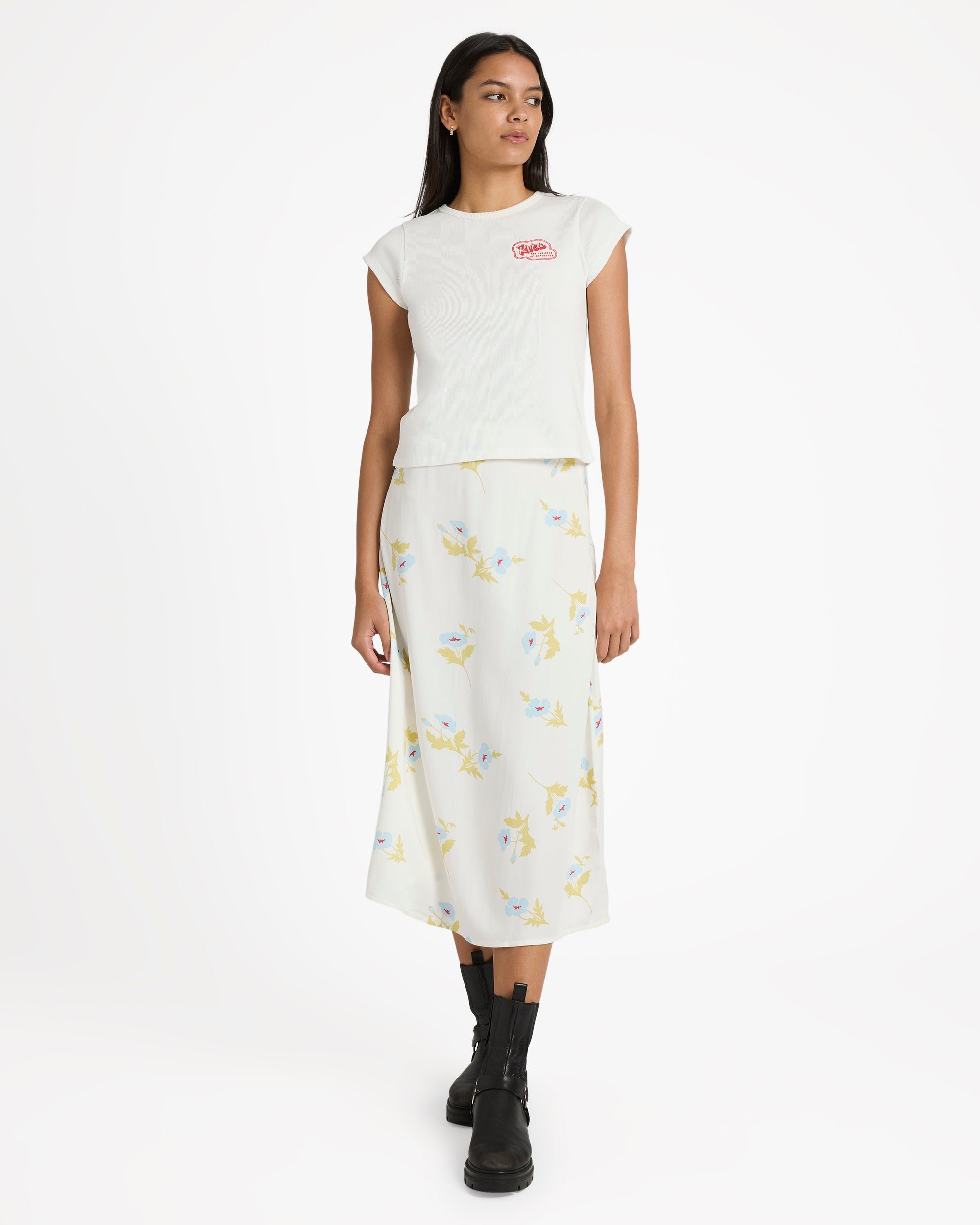 Womens Annika Midi Skirt