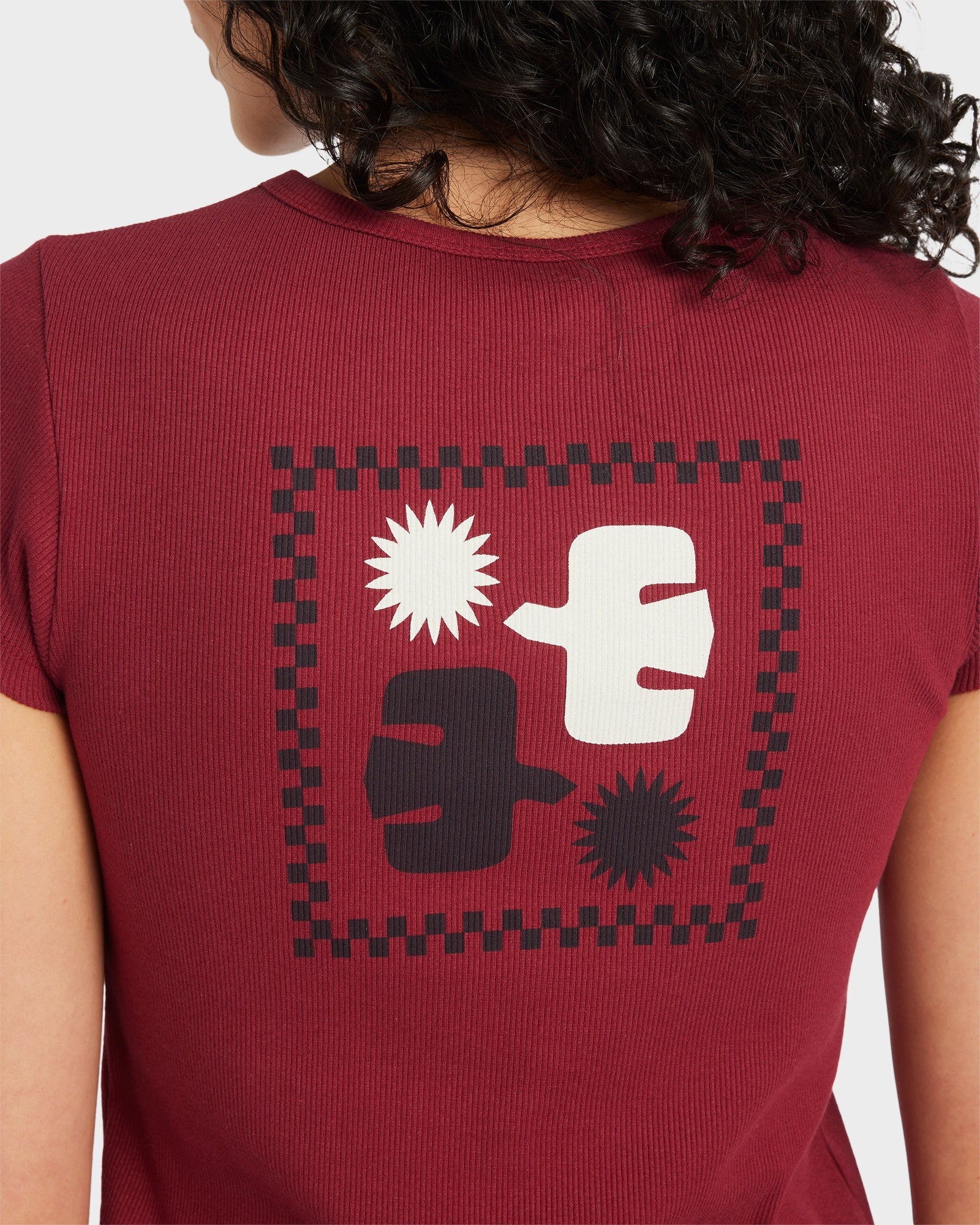 Womens Ribbed Slim T-Shirt