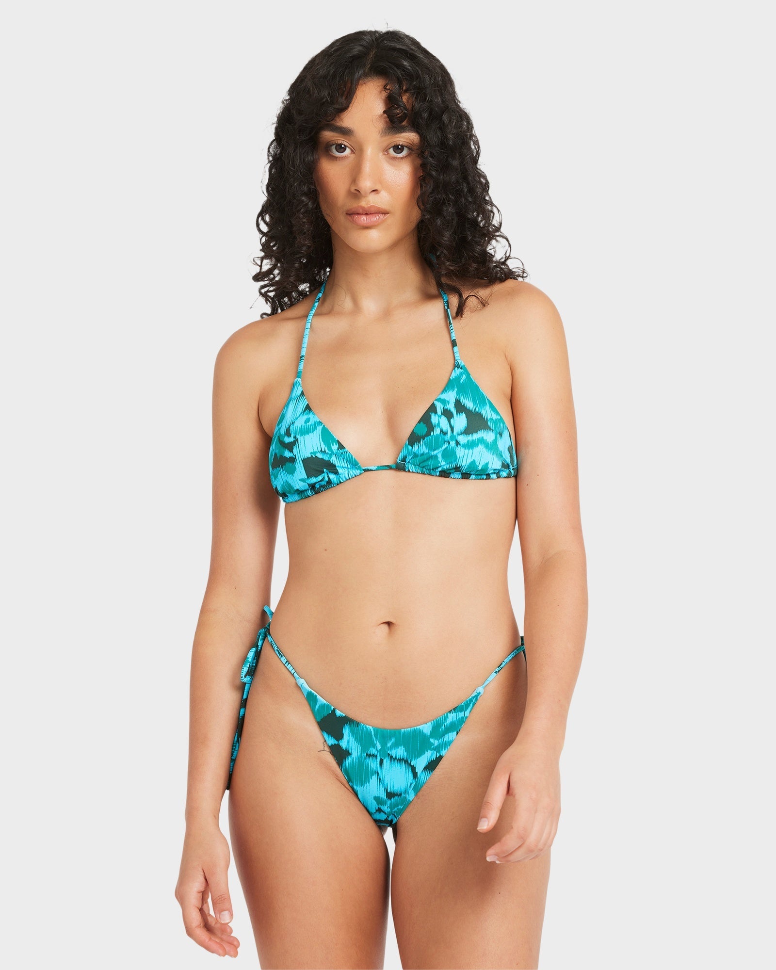 Womens Deep Waters Triangle Bikini Top