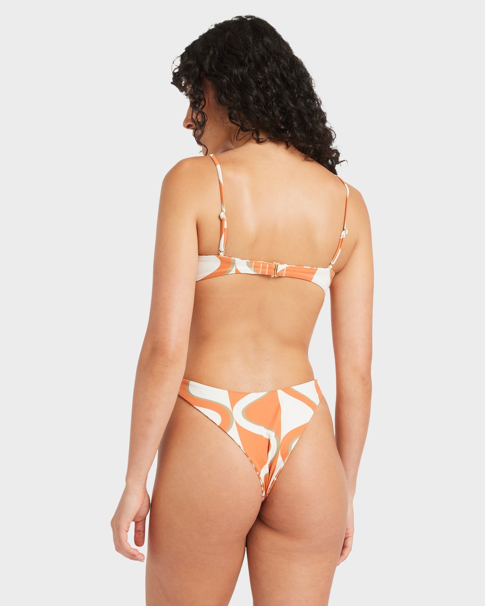 Womens Mind Map Reversible Bralette Bikini Top