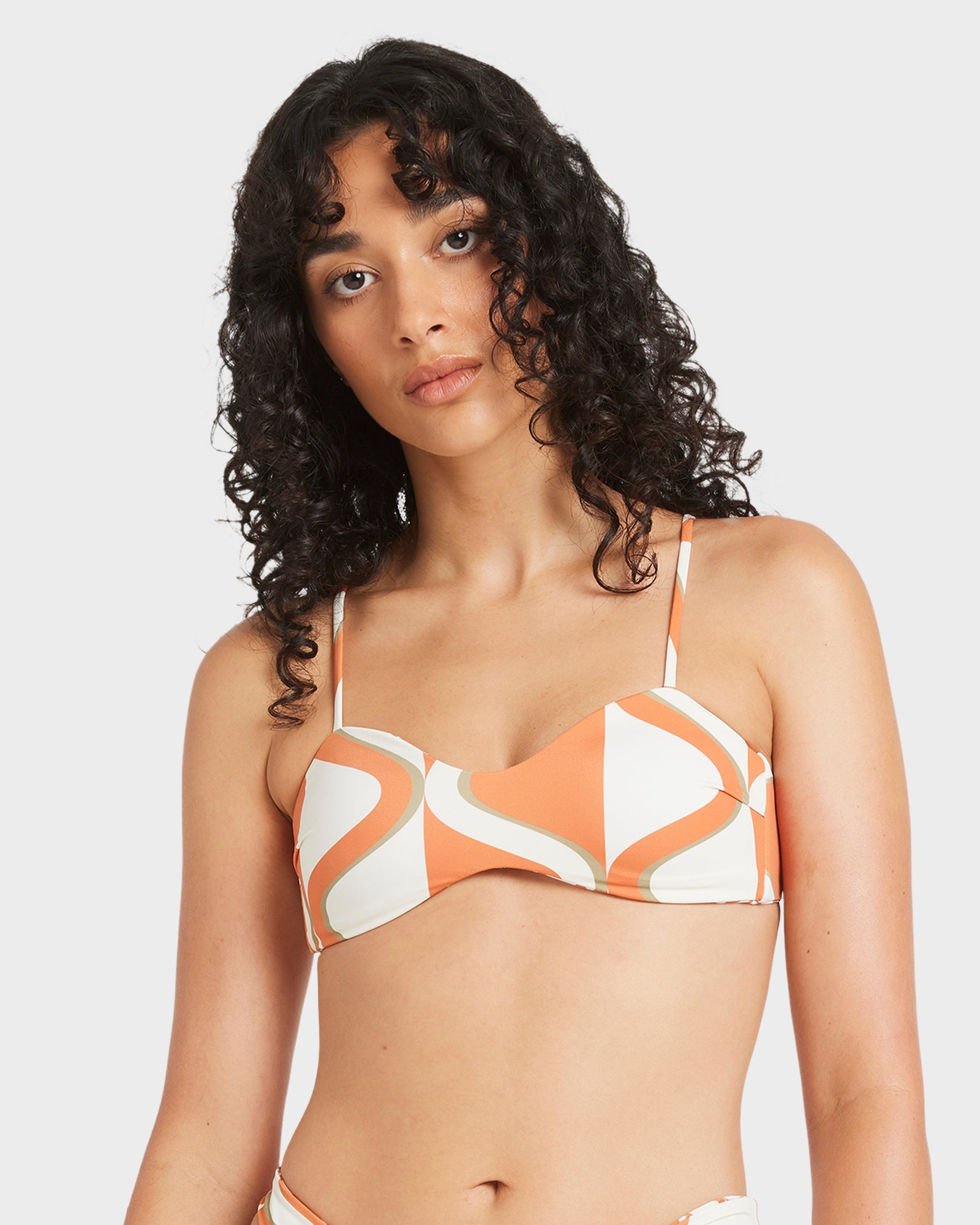 Womens Mind Map Reversible Bralette Bikini Top