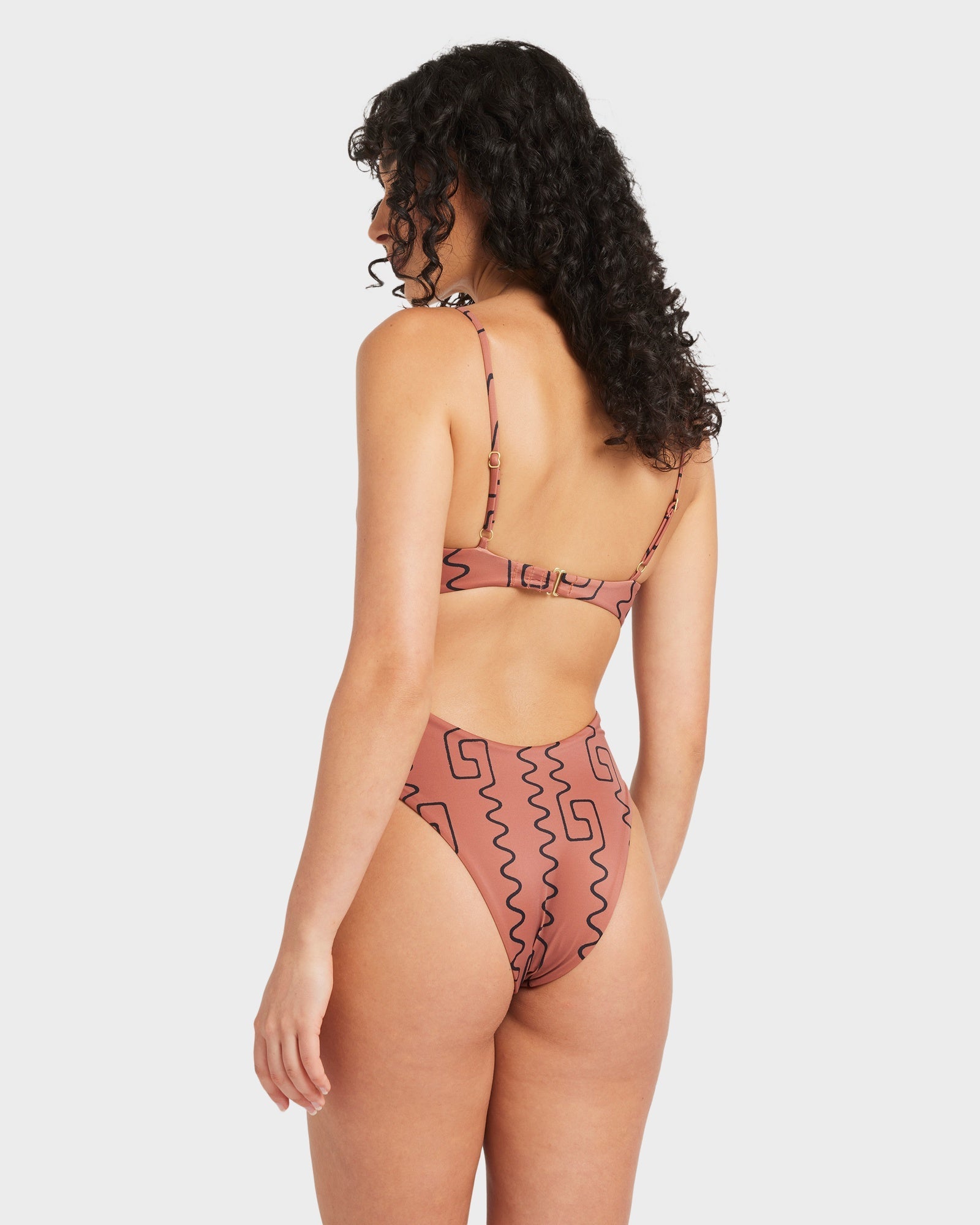 Womens Thought Pattern One Piece Swimsuit