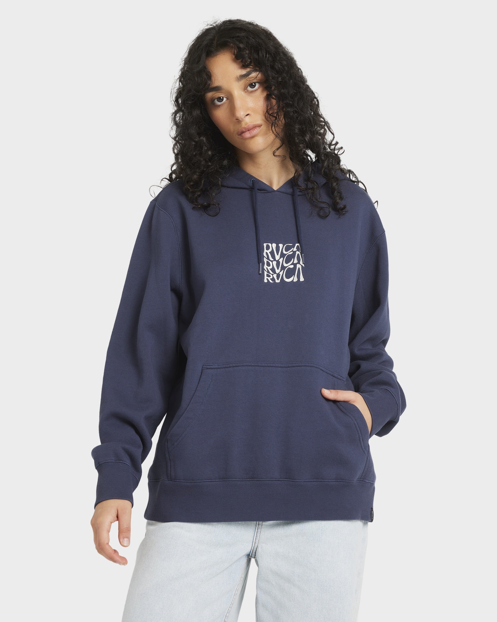 Womens Wavey Slouched Hoodie