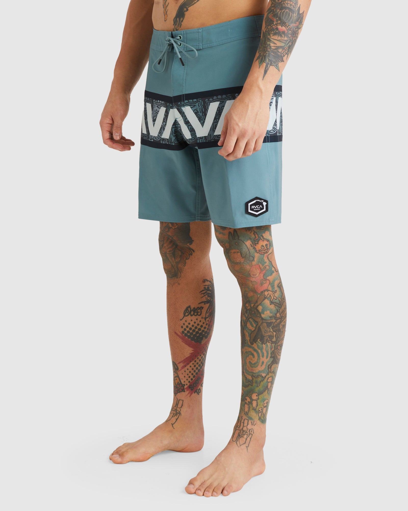 Mens Oblow Tiki Banded 18" Boardshorts