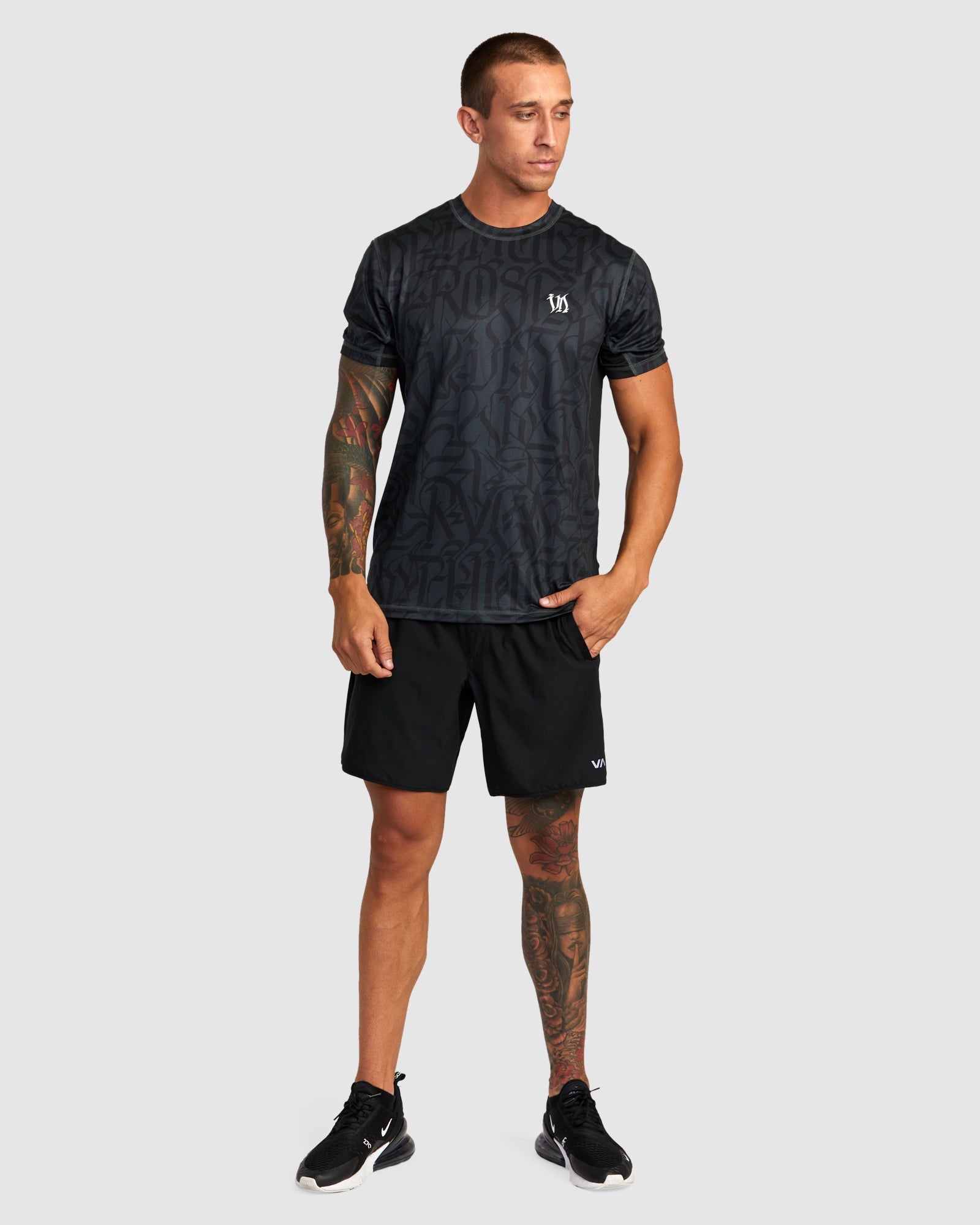 Thug Rose Sport Vent Performance Short Sleeve Top