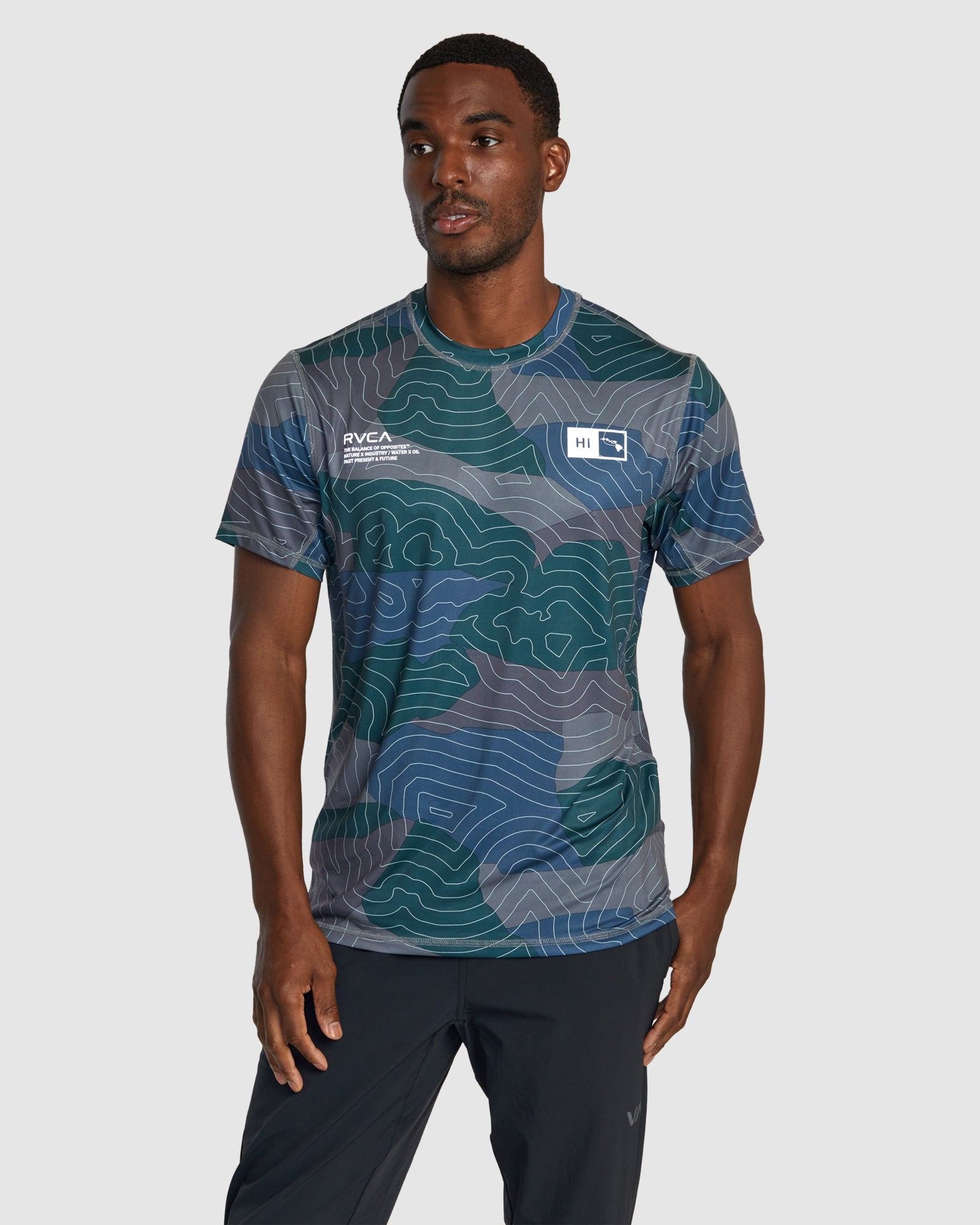 Hawaii Sport Vent Short Sleeve Training Top