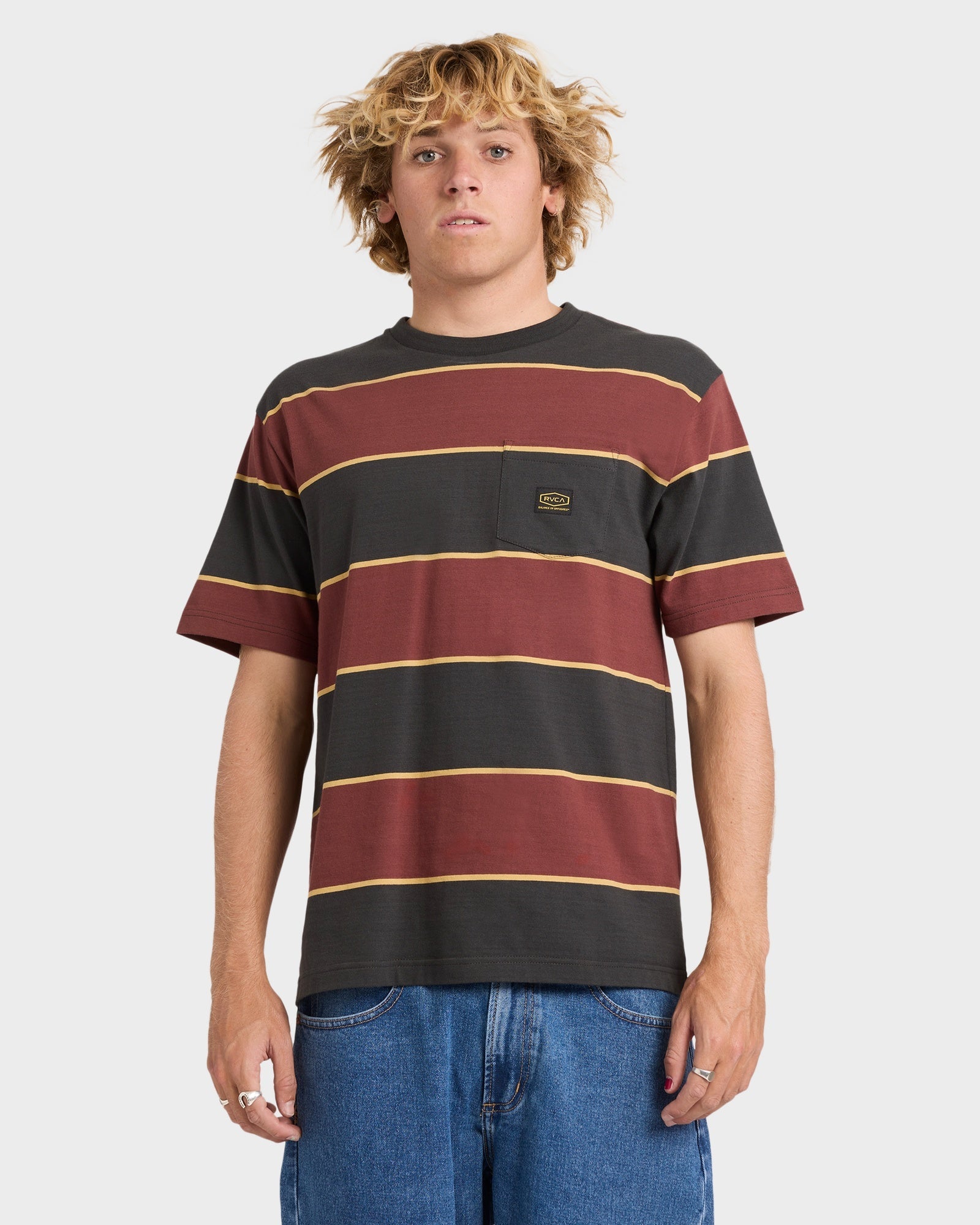 Mens Dayshift Stripe T-Shirt