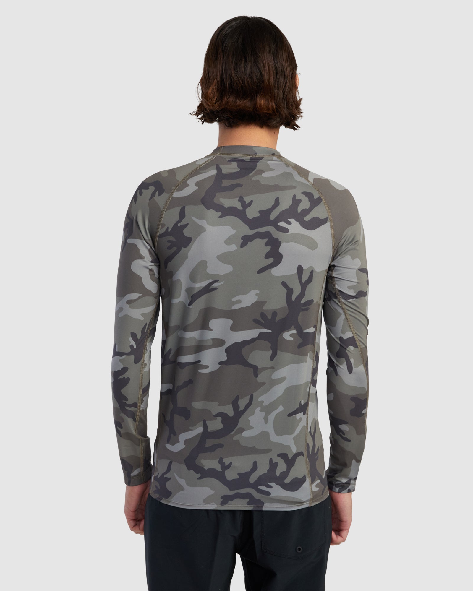 Mens RVCA Long Sleeve Rash Vest