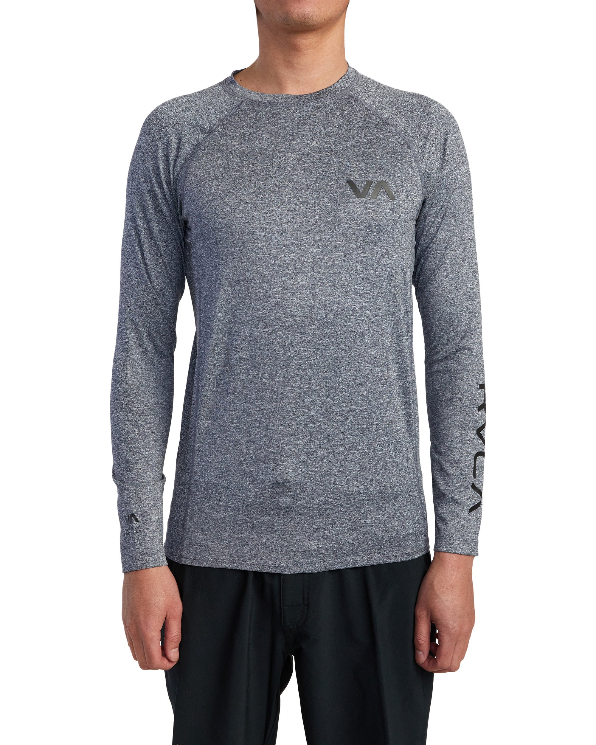 Mens RVCA Long Sleeve Rash Vest