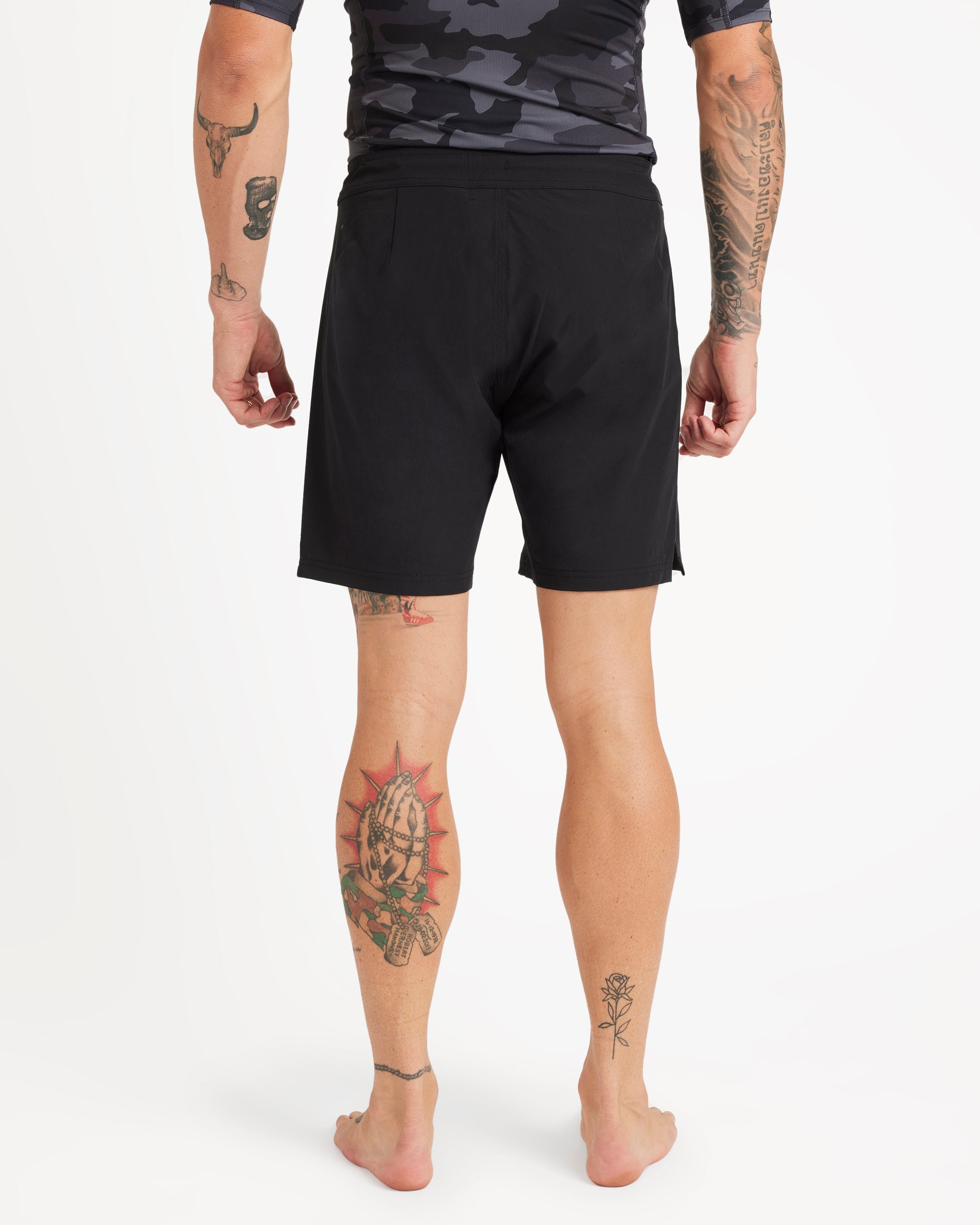 Mens Fight Scrapper 17" Elastic Shorts
