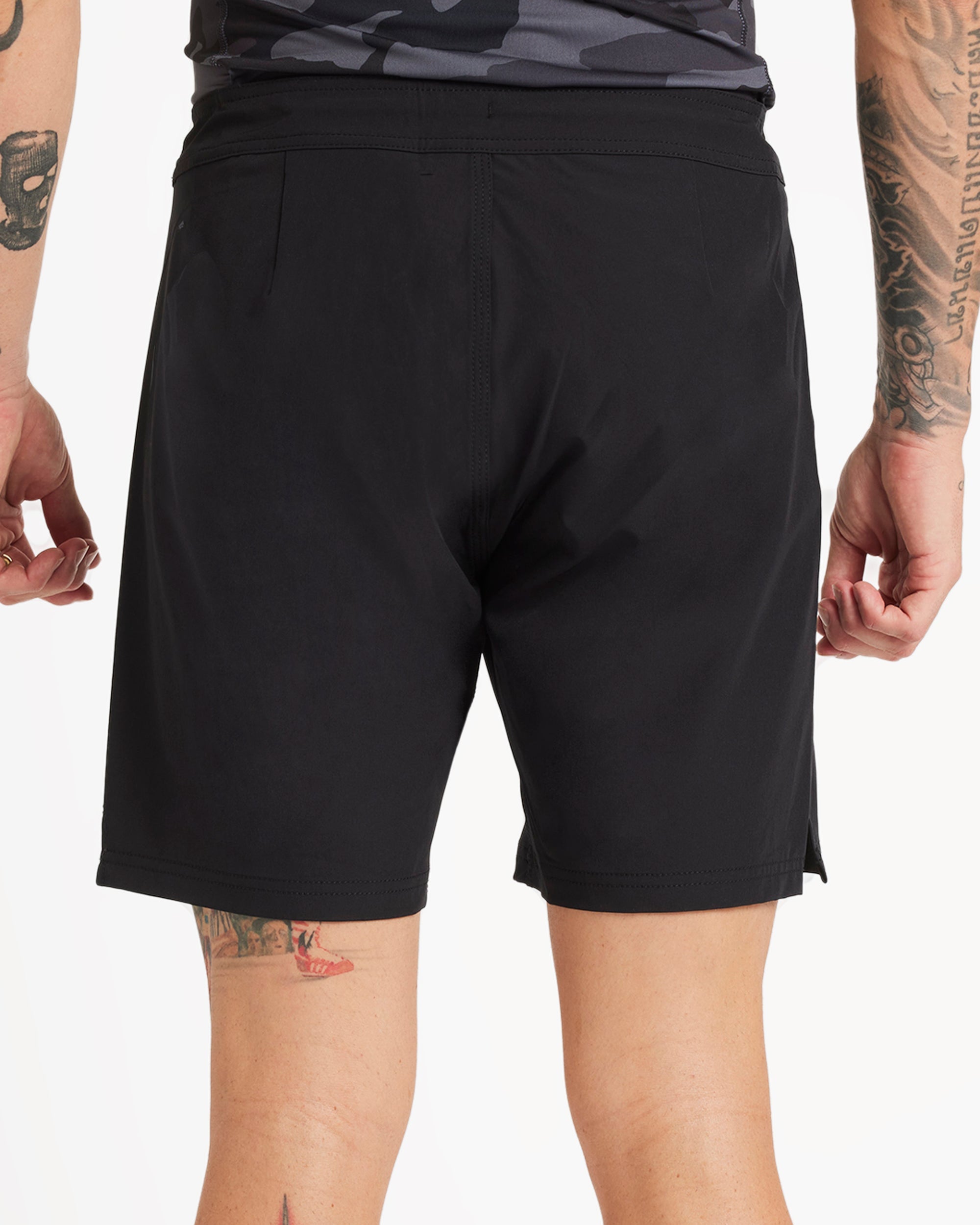 Mens Fight Scrapper 17" Elastic Shorts