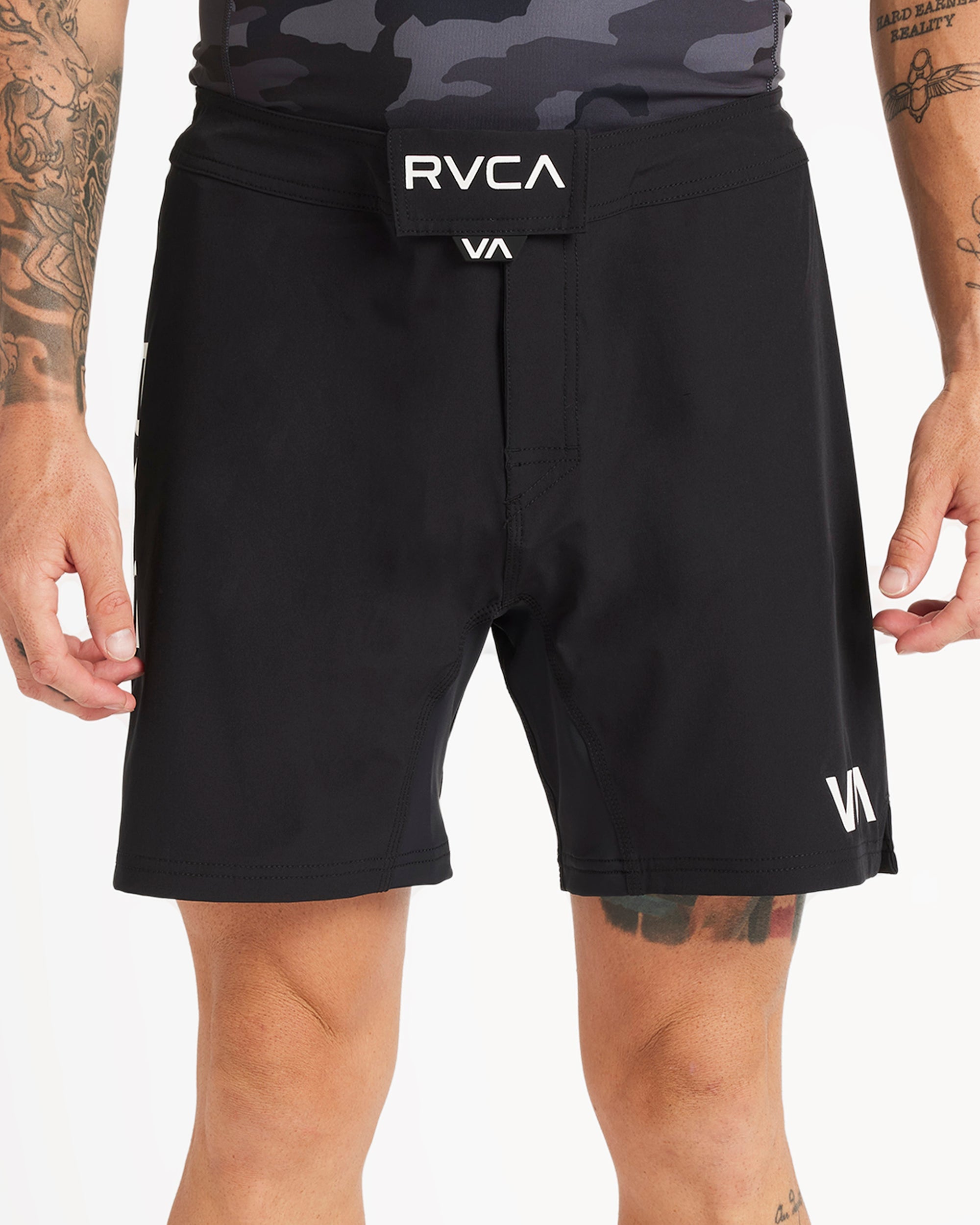 Mens Fight Scrapper 17" Elastic Shorts