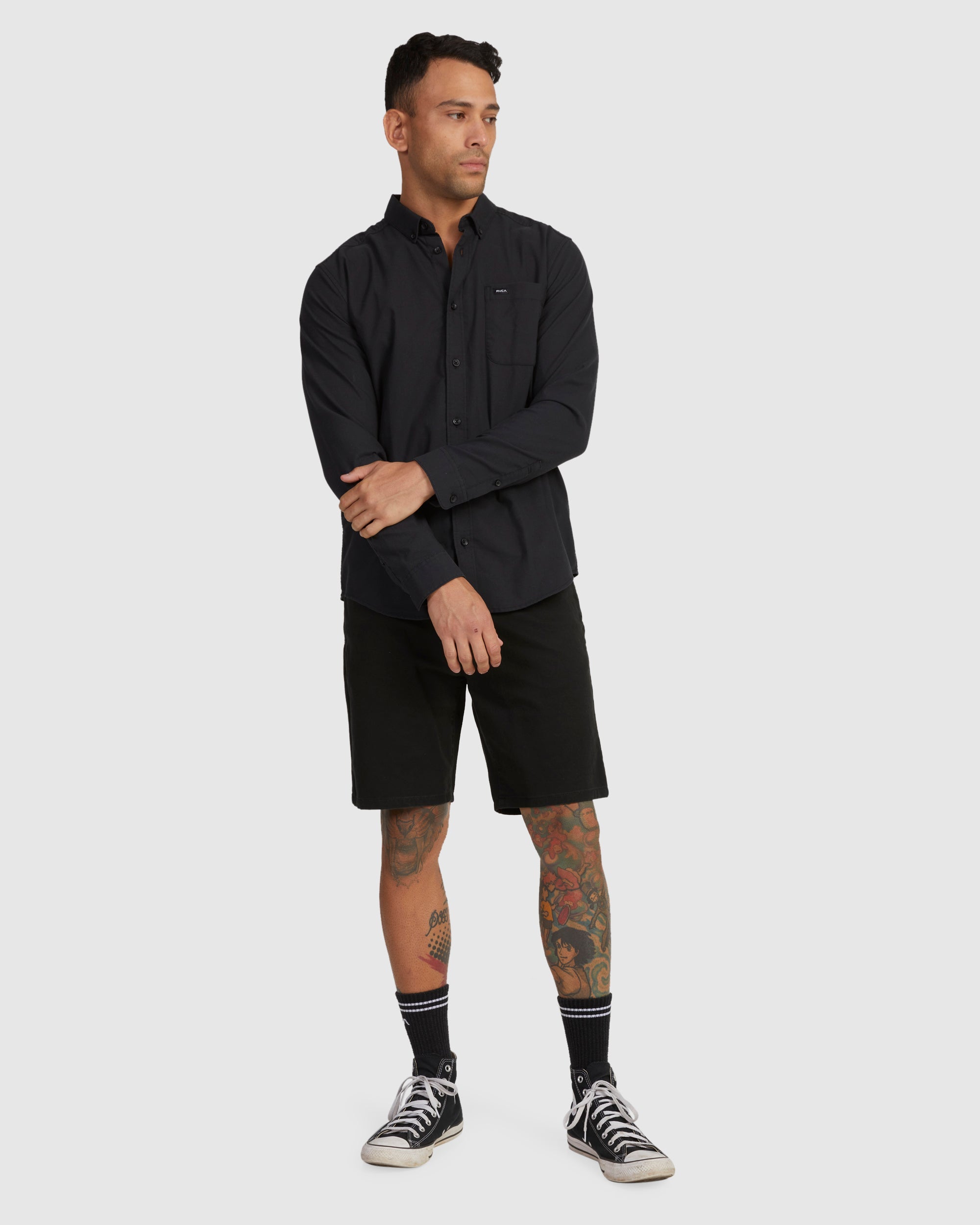 Mens Thatll Do Stretch Long Sleeve Shirt