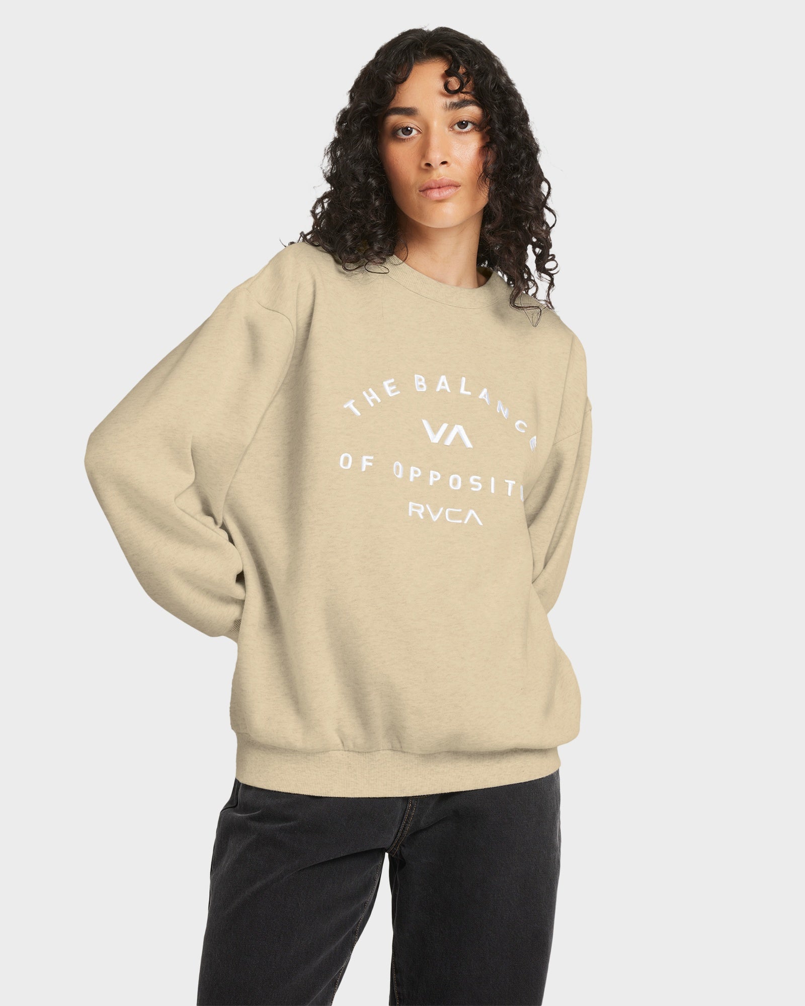 Womens Bold RVCA Crew Neck