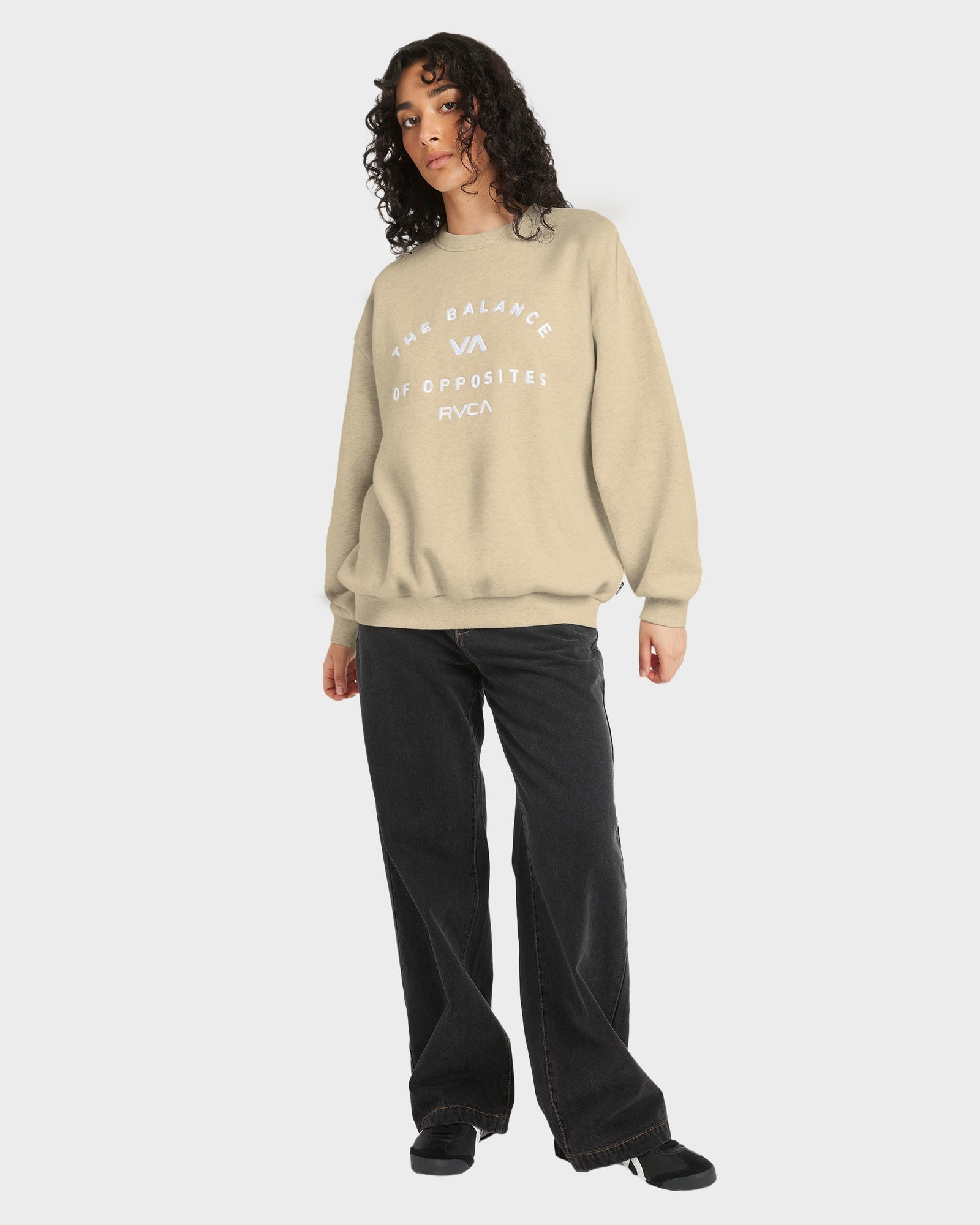 Womens Bold RVCA Crew Neck