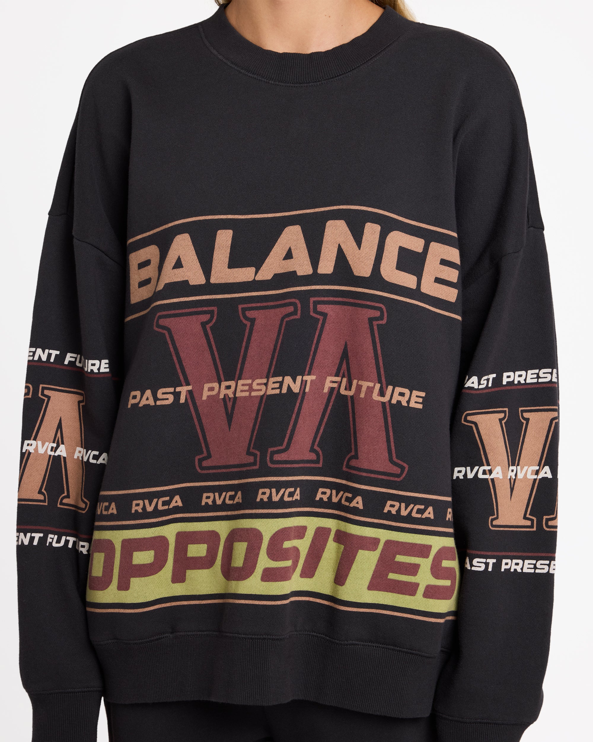 Womens Puck It Pover Crew Neck