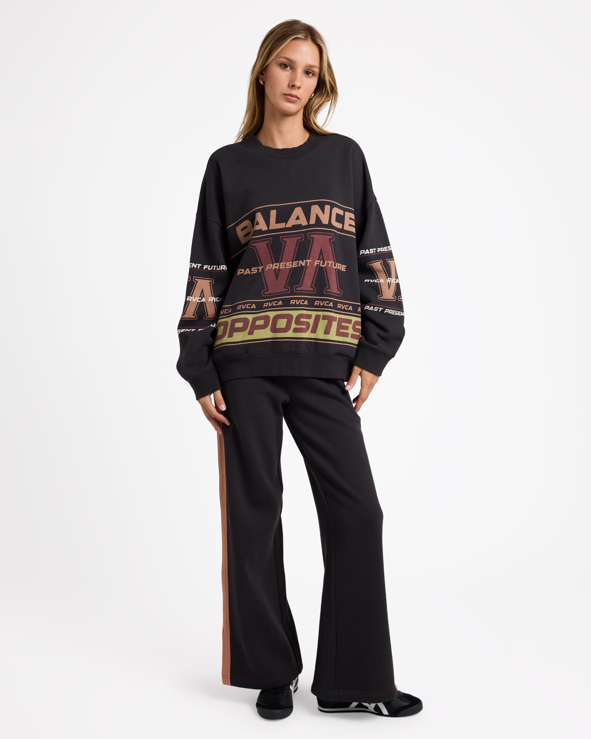 Womens Puck It Pover Crew Neck