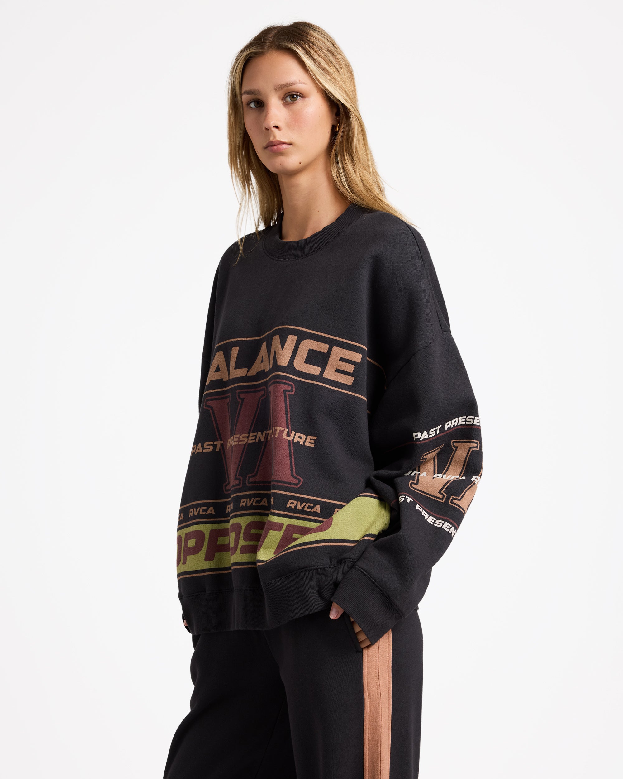 Womens Puck It Pover Crew Neck
