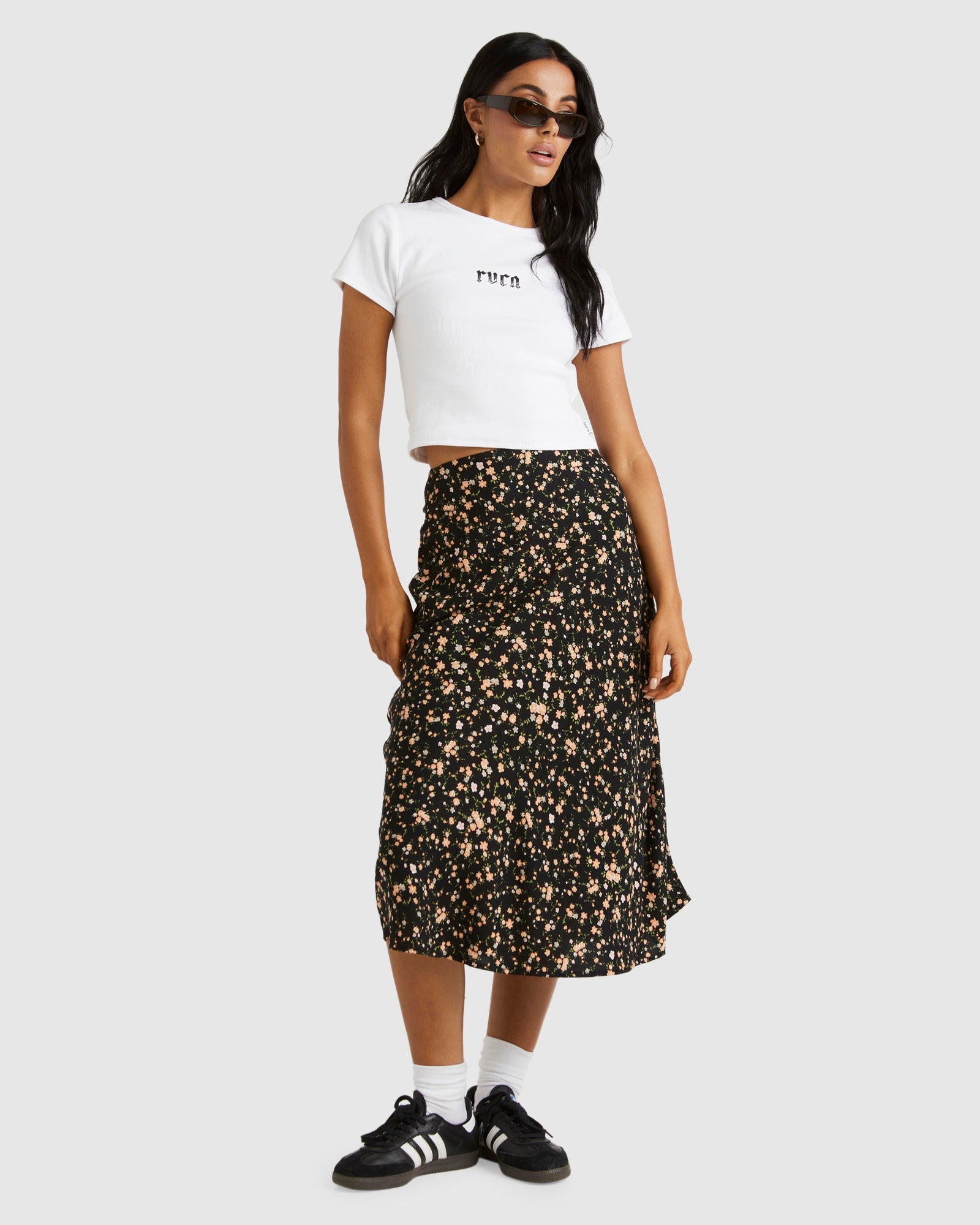 Womens Lynes RVCA Baby T-Shirt