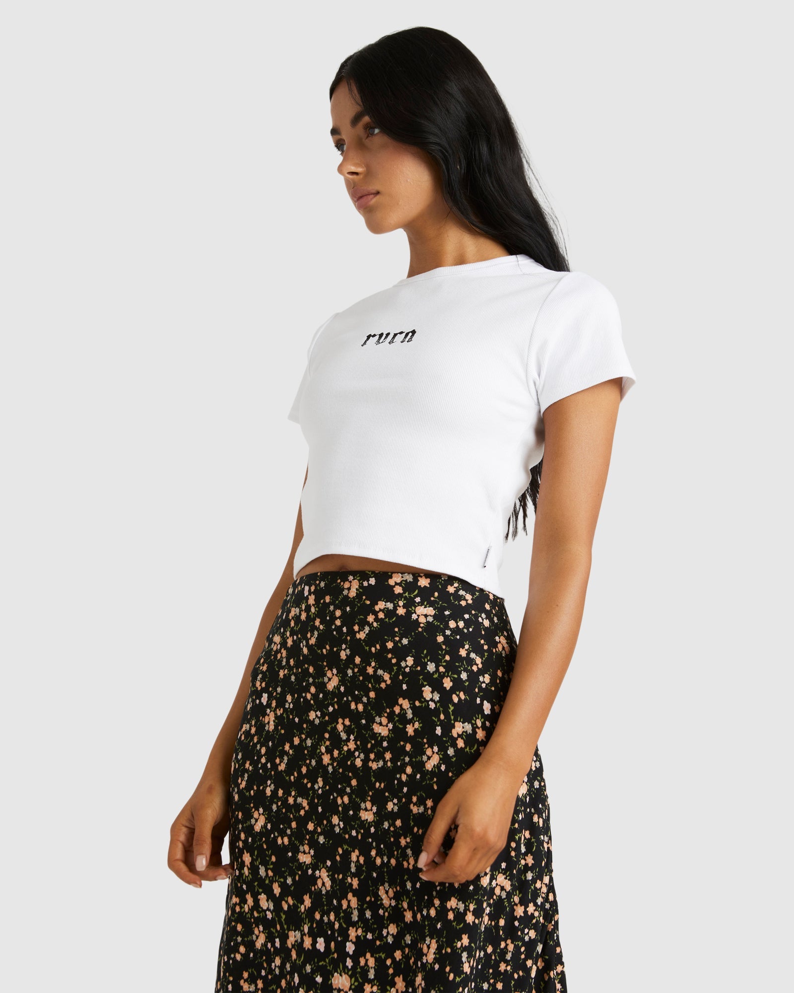 Womens Lynes RVCA Baby T-Shirt