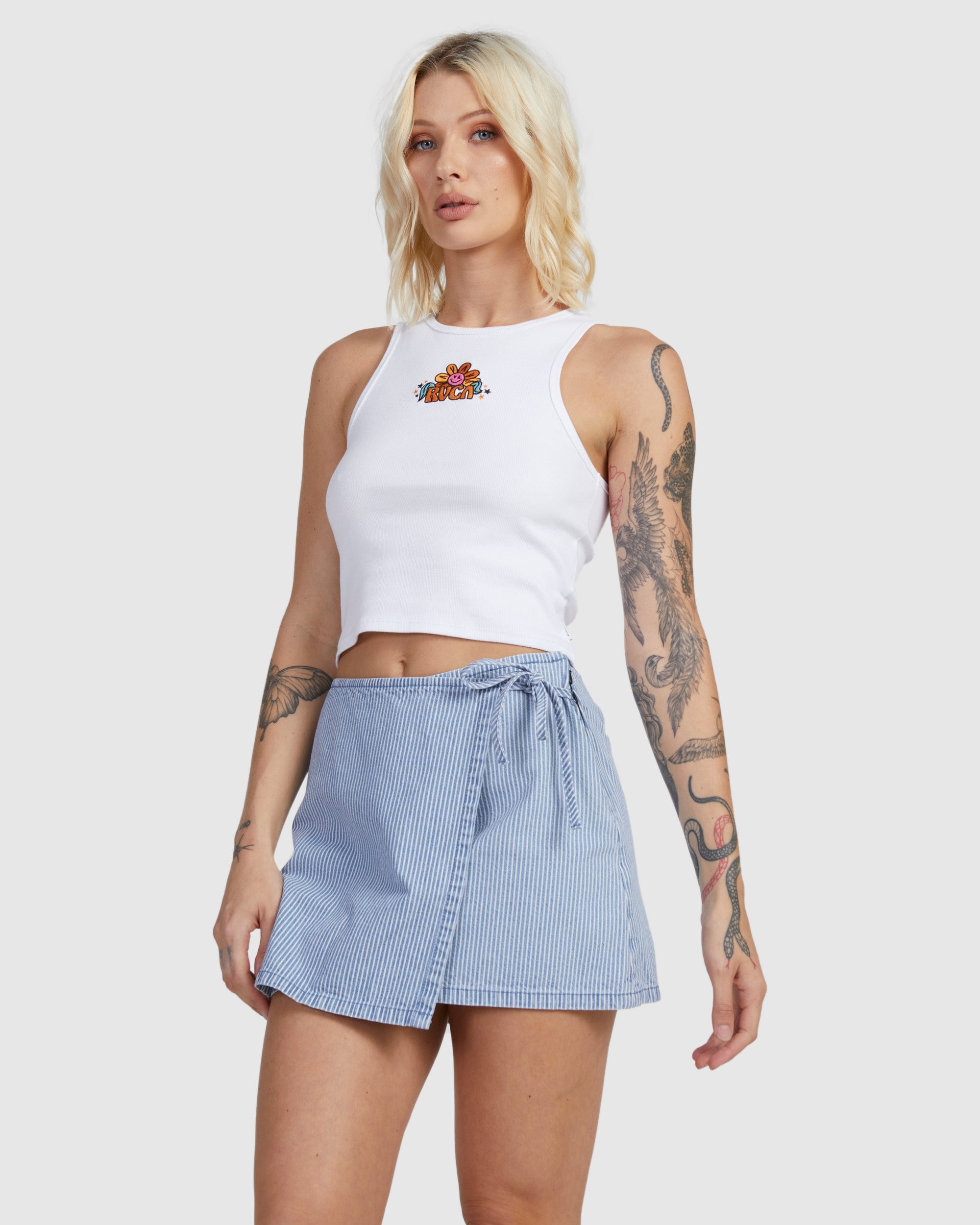 Wrapped Mini Skirt