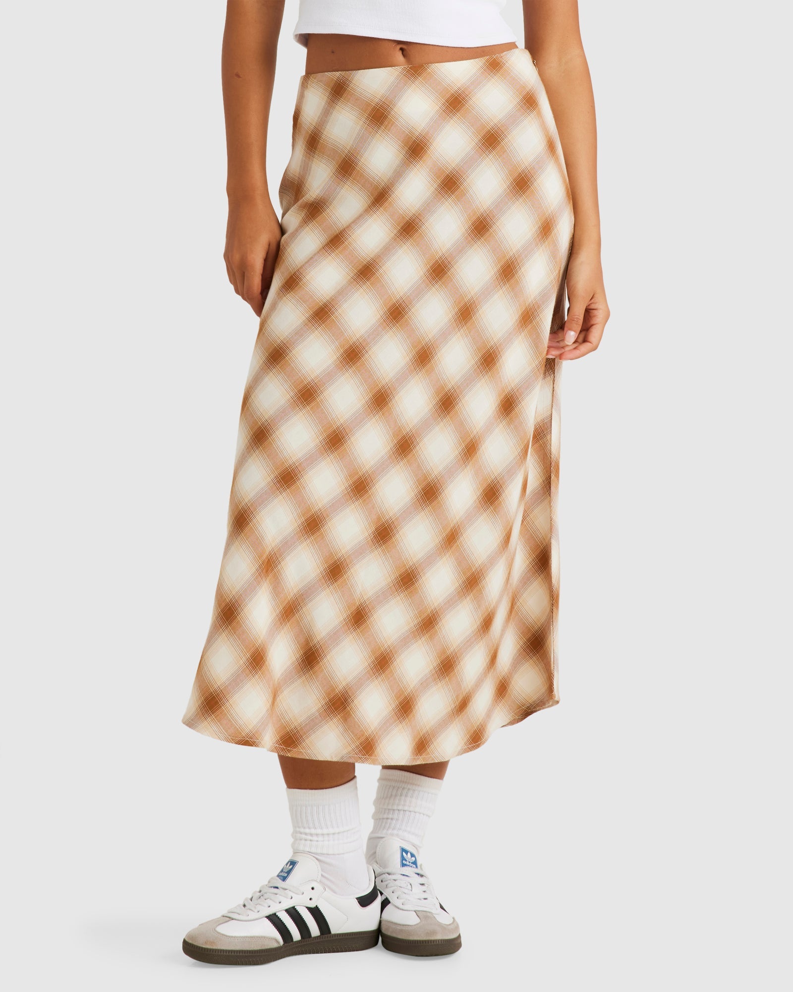 Womens Plaid Annika Skirt