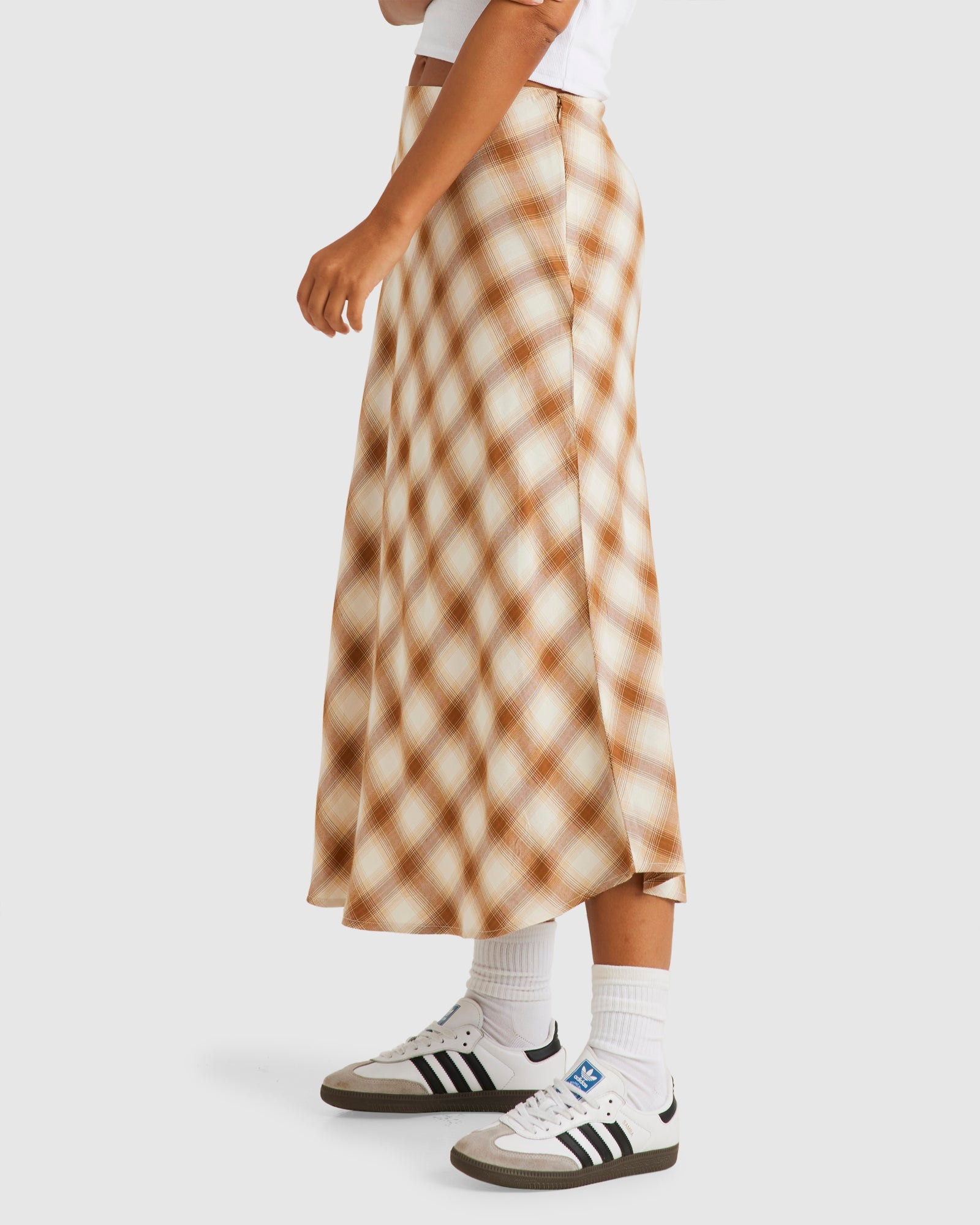 Womens Plaid Annika Skirt