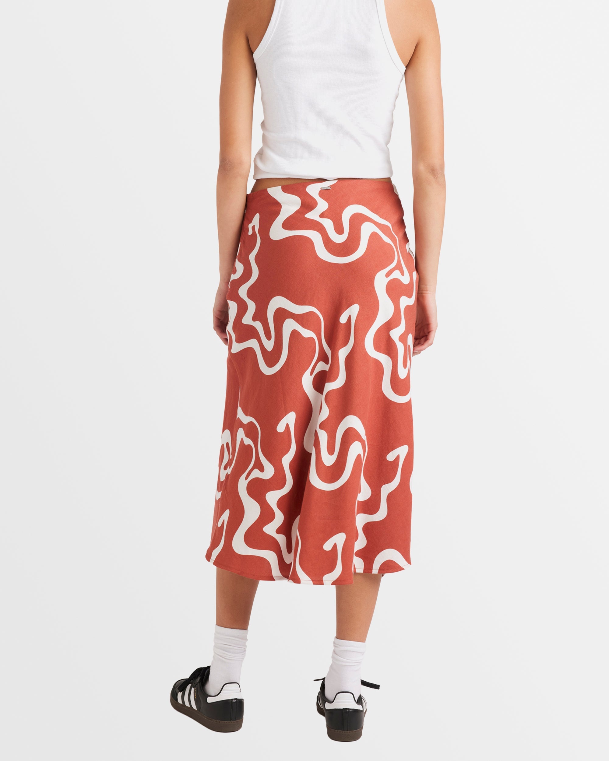 Spilt Annika Midi Skirt