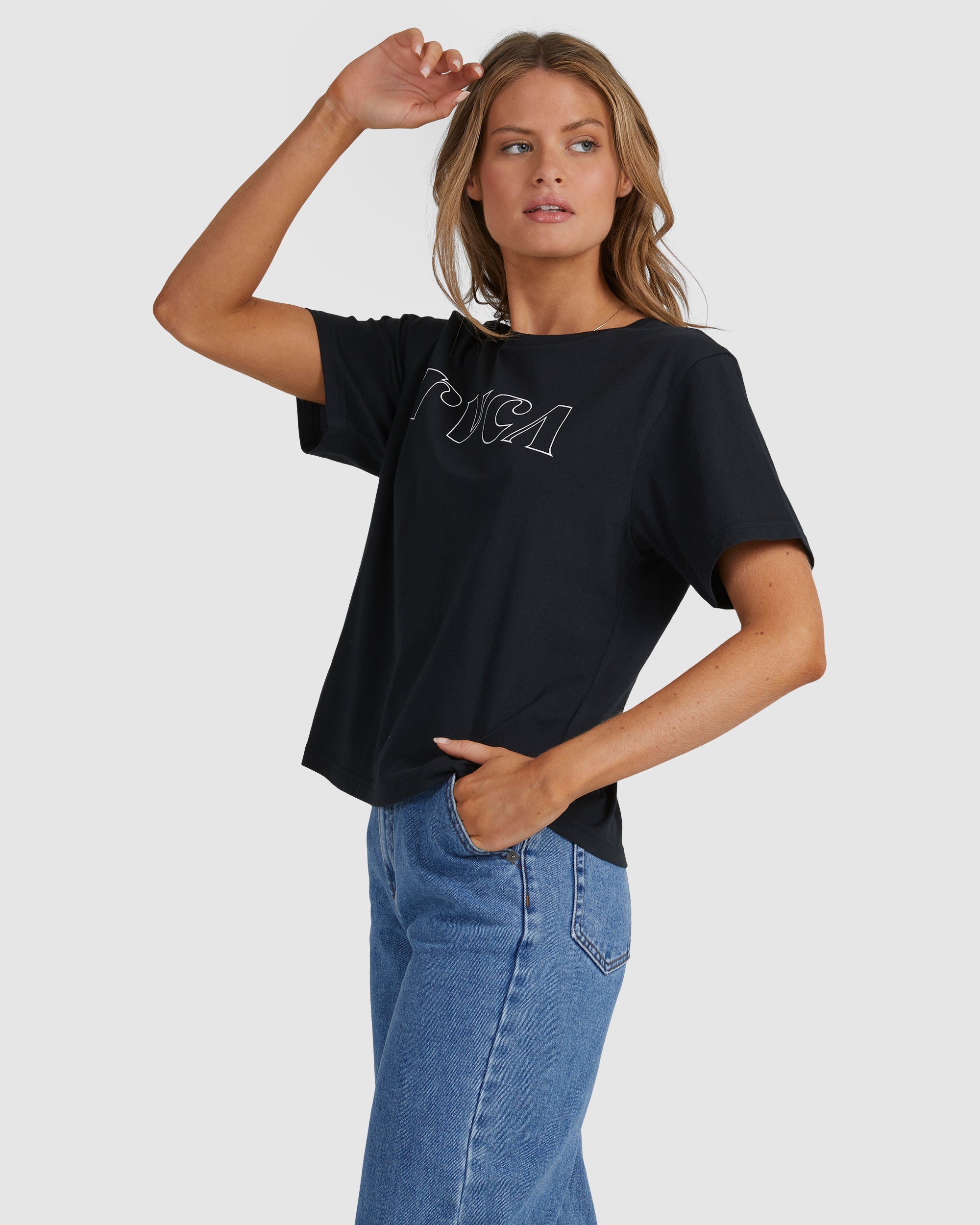 RVCA Curl Keyline Graphic T-Shirt