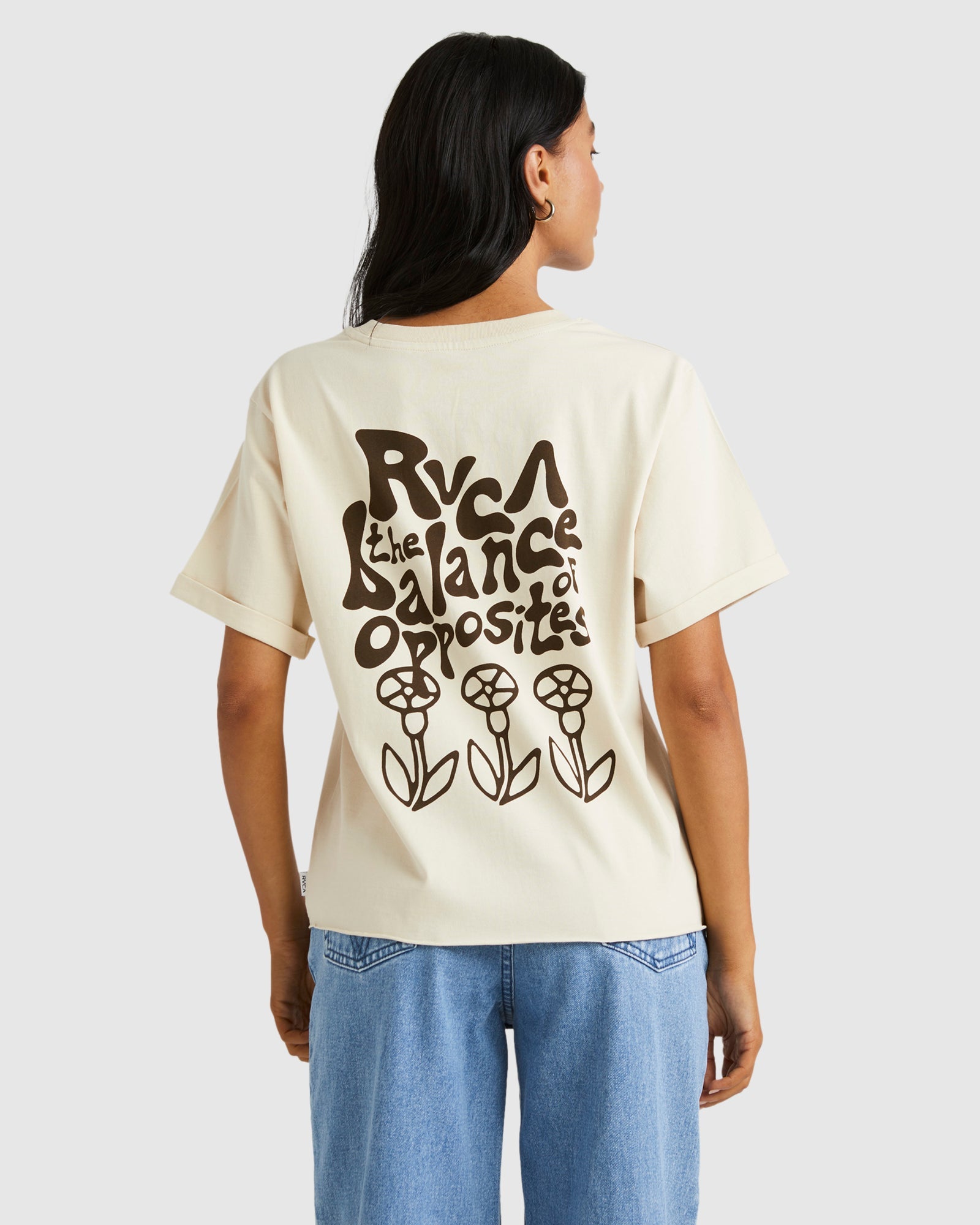 All In A Row Cuffed T-Shirt