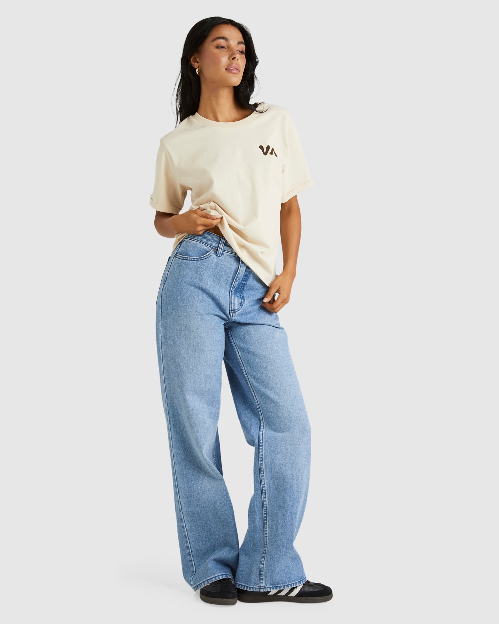 All In A Row Cuffed T-Shirt