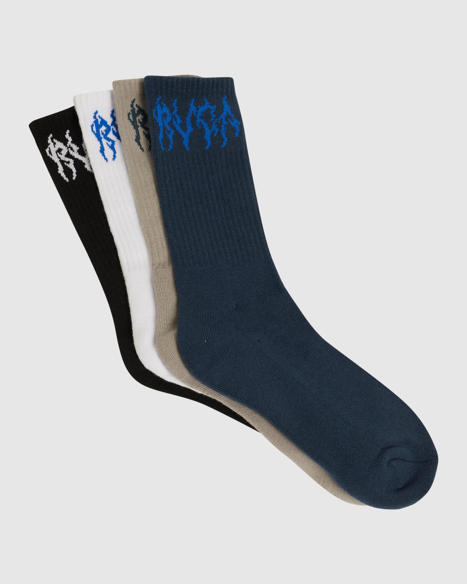 Mens RVCA Seasonal 4 Pack Socks