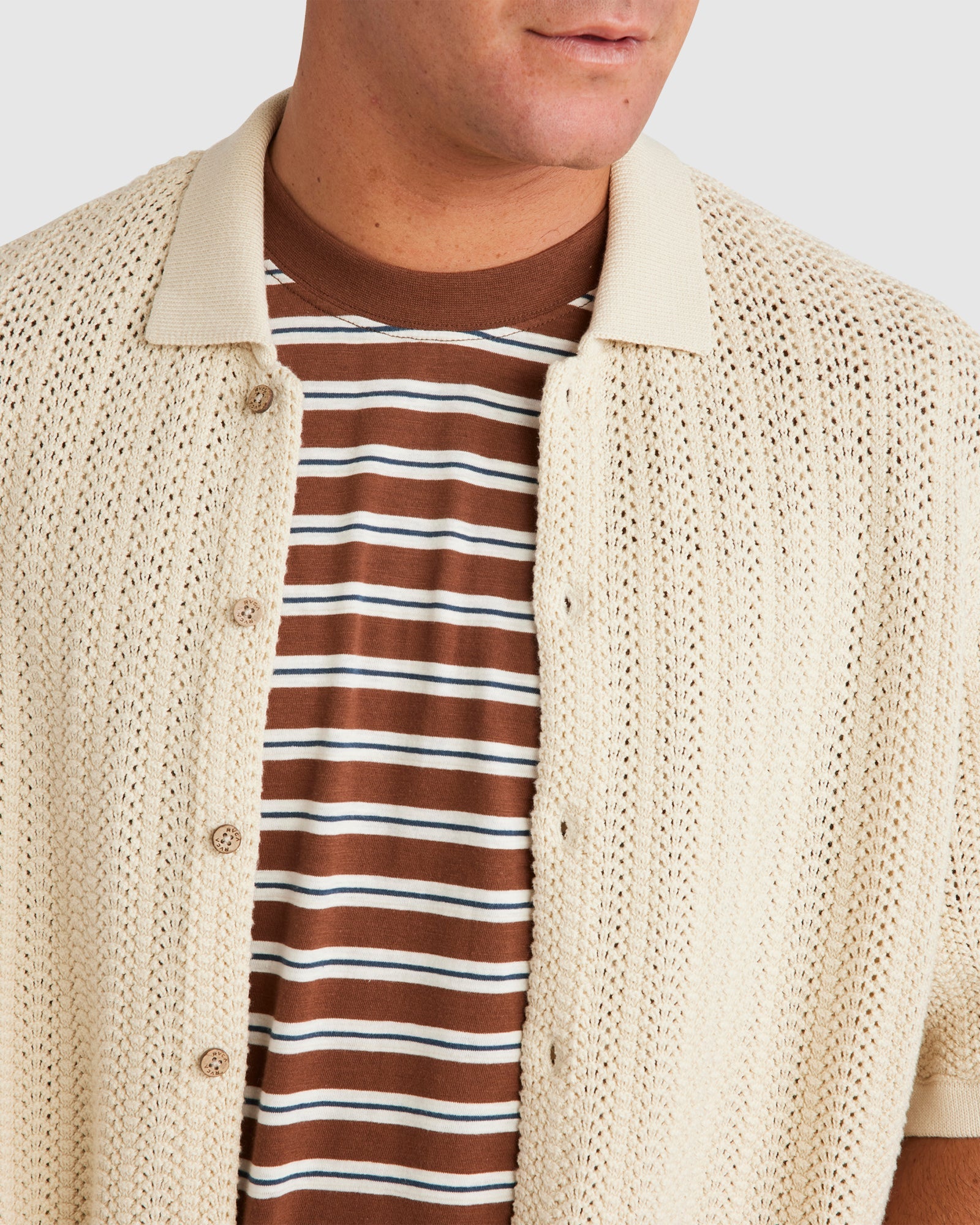 Mens Crochet Shirt