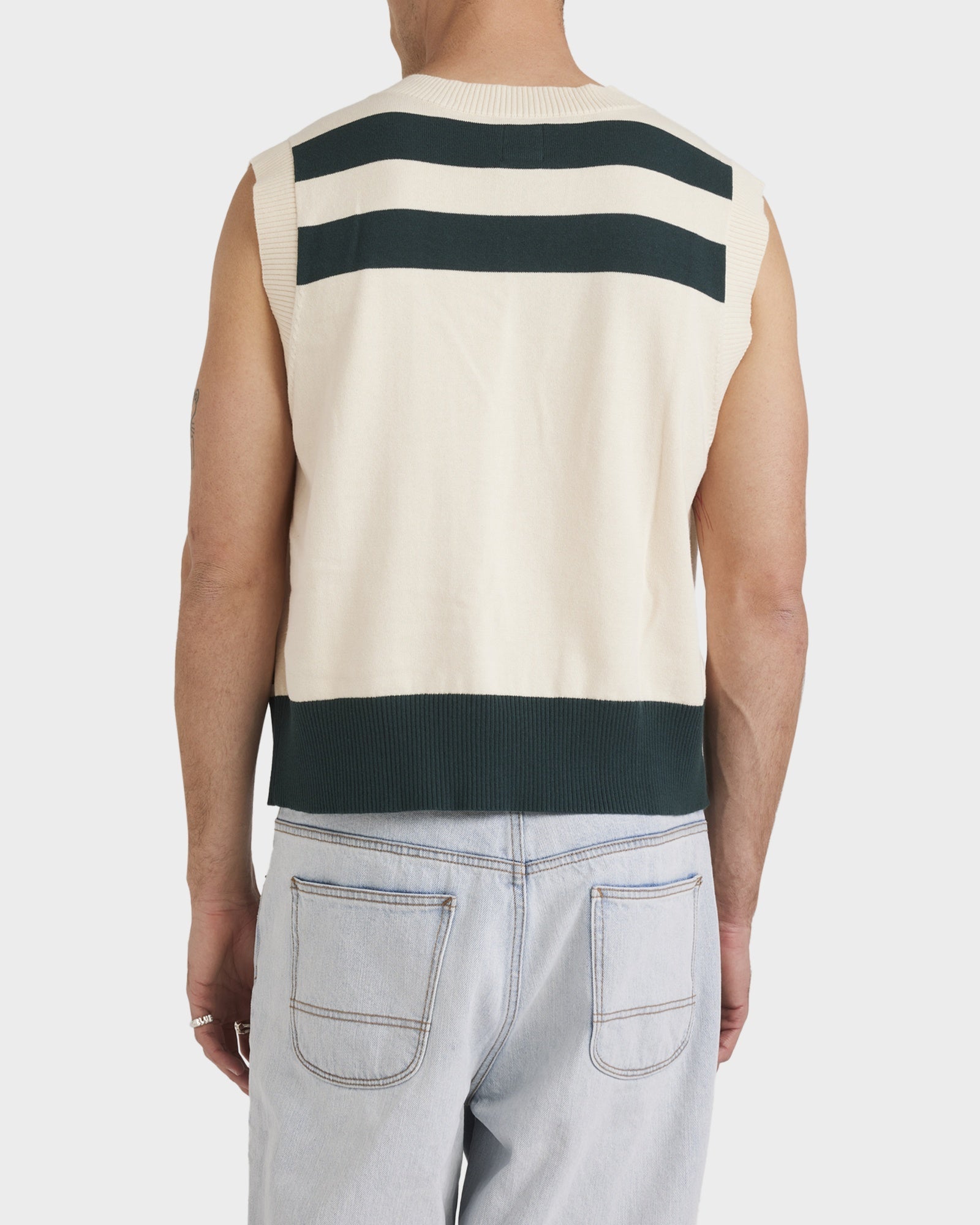 Mens All Brand Knitted Vest