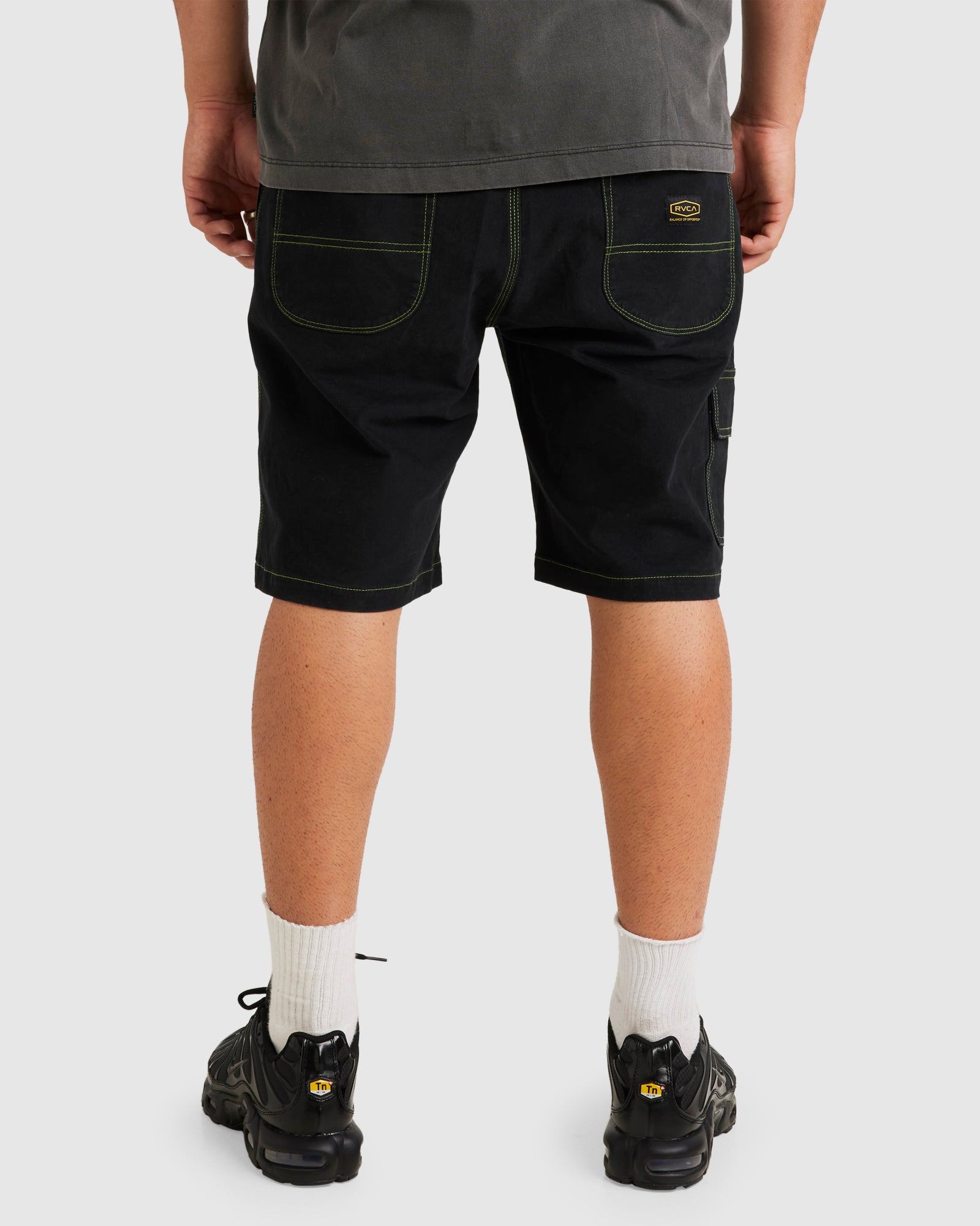 Mens Elastic Utility Walk Shorts