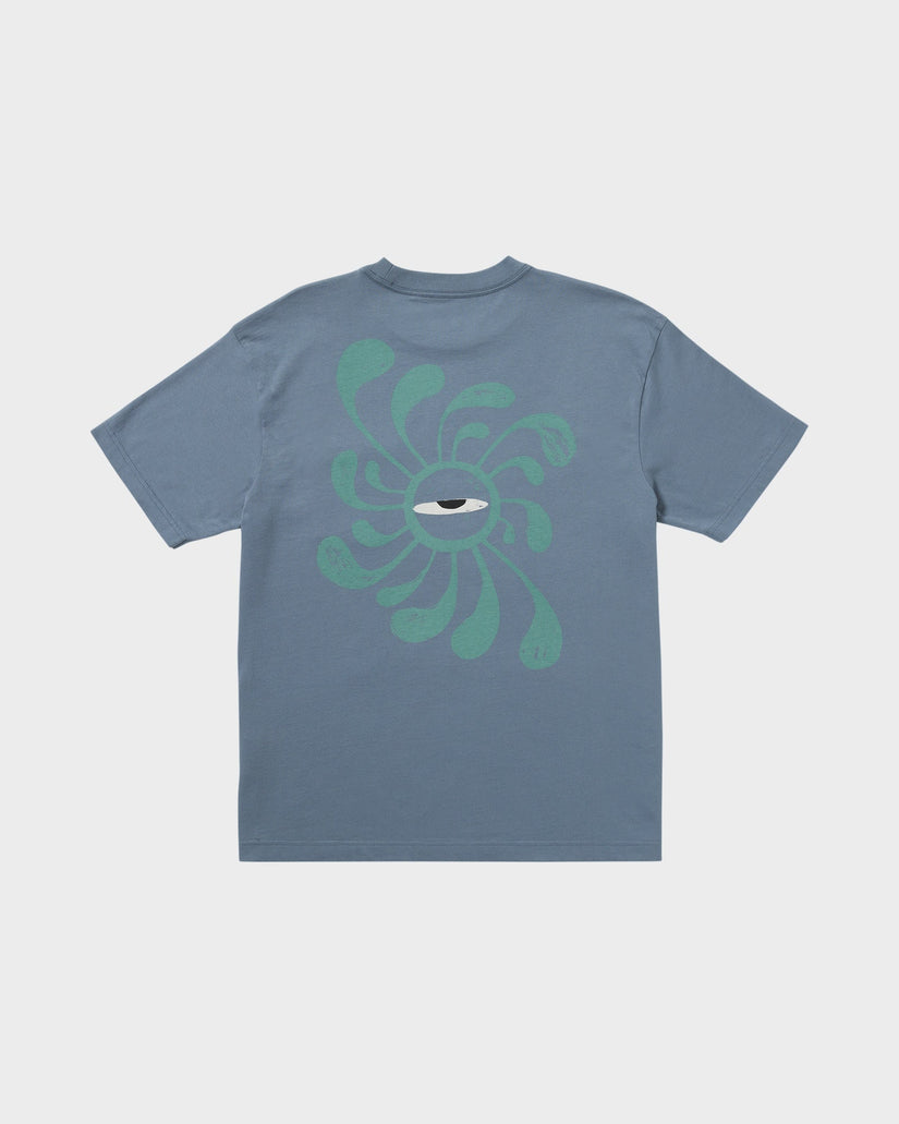 Mens La Eye Swirl Pocket T-Shirt