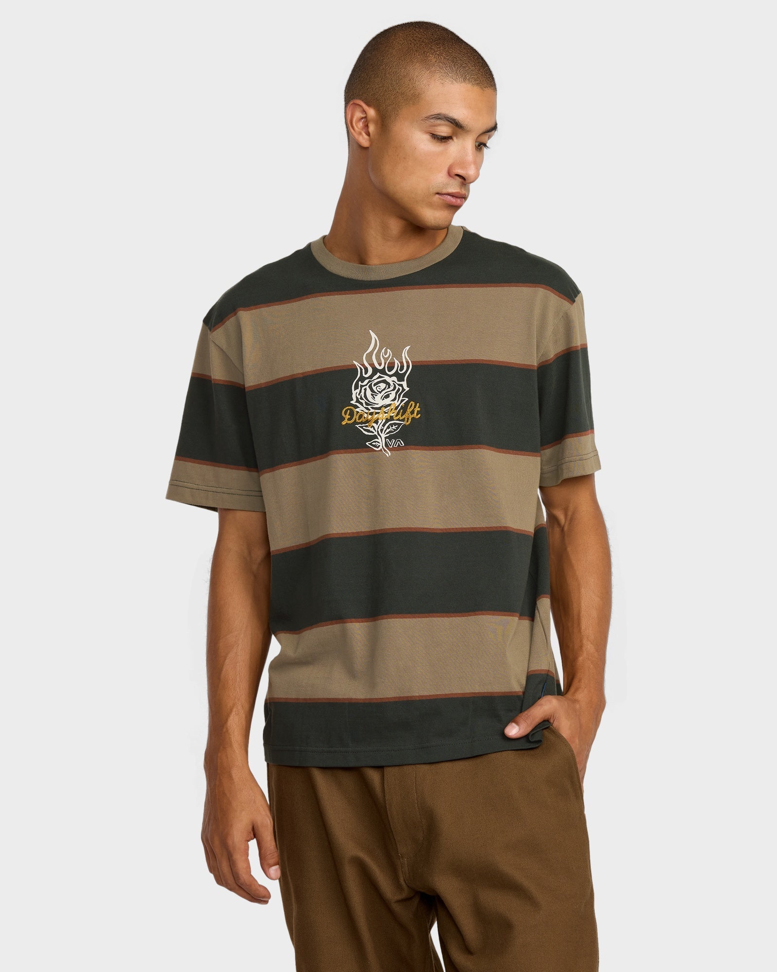 Mens Kevin Spanky Stripe T-Shirt