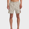 Mens La Eye Floral 17" Elastic Boardshorts