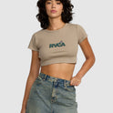 Womens Stoned Half T-Shirt