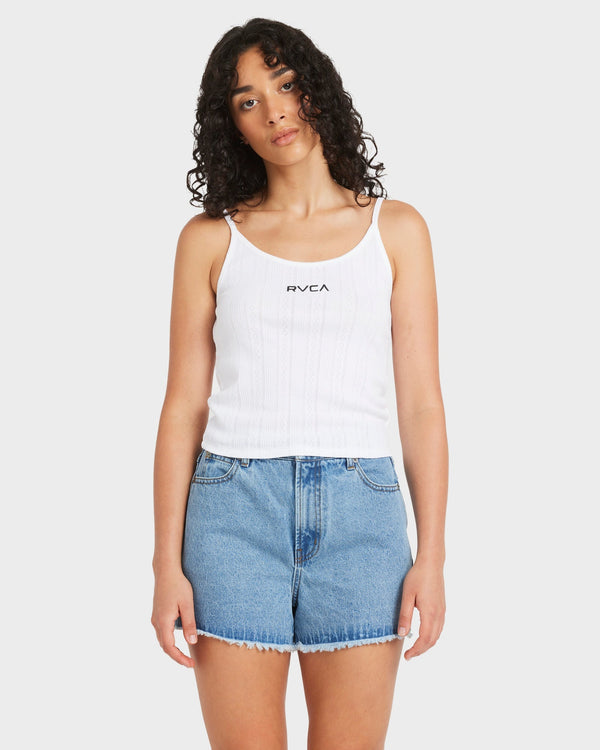Womens Pointele Tank Top