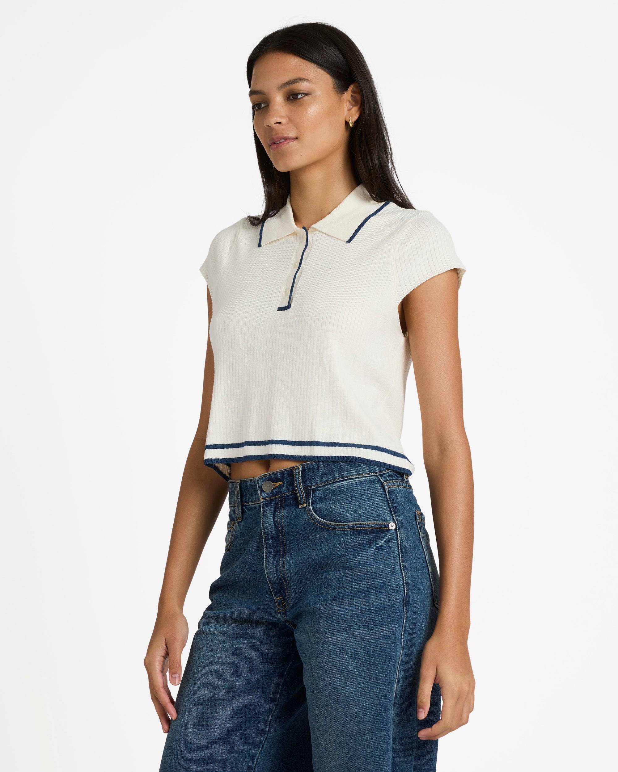 Jules Cropped Sweater Top