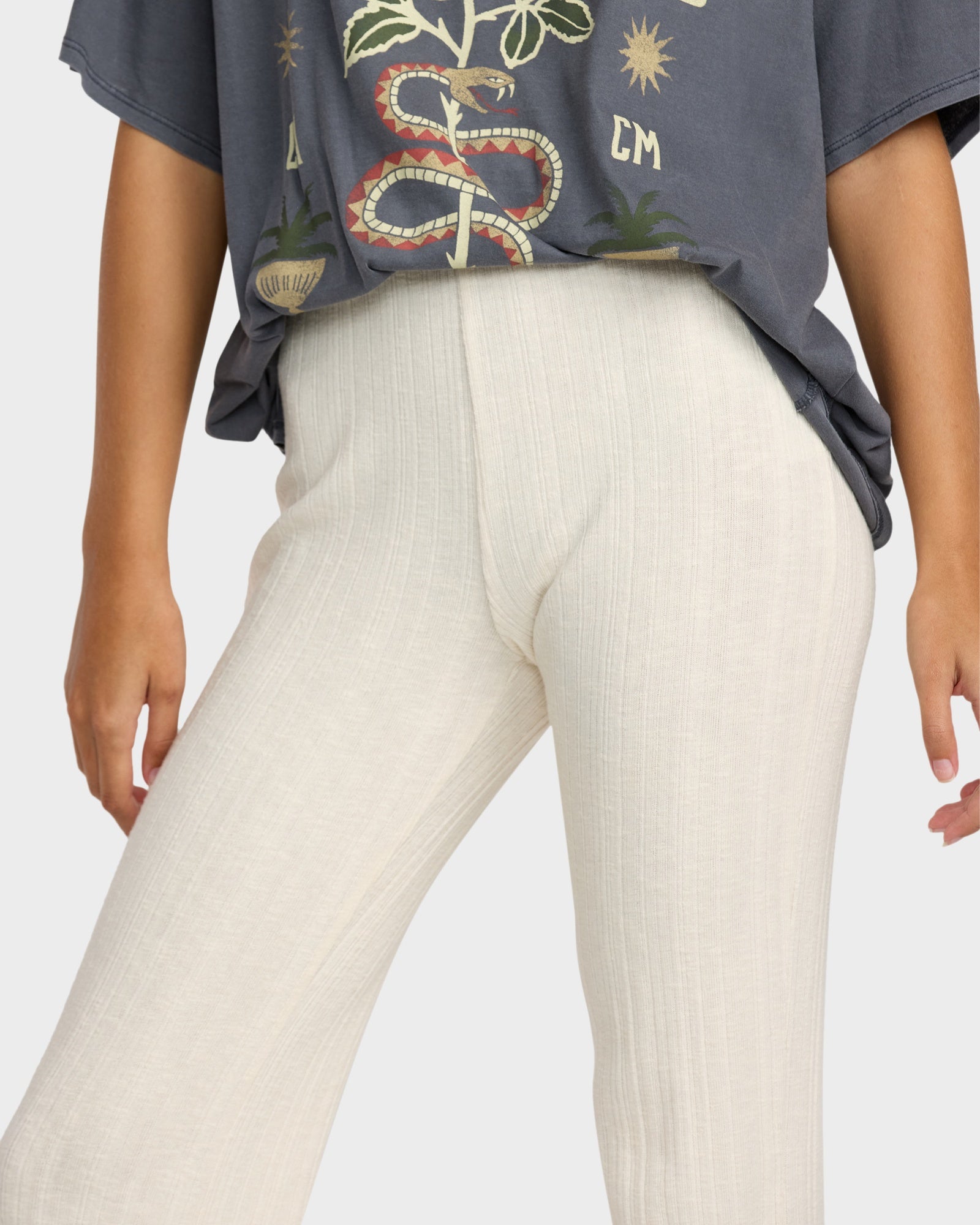 Womens Ava Elastic Waist Pants