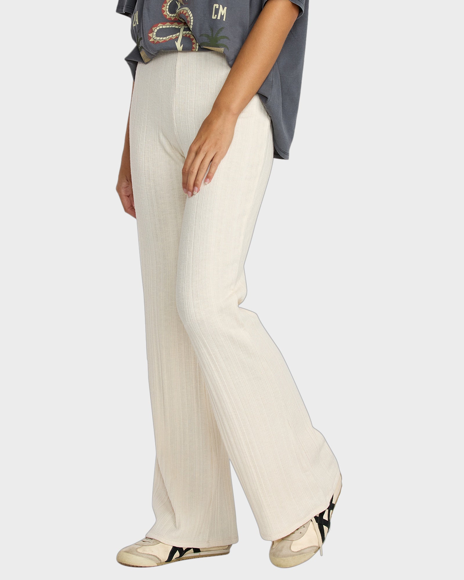 Womens Ava Elastic Waist Pants