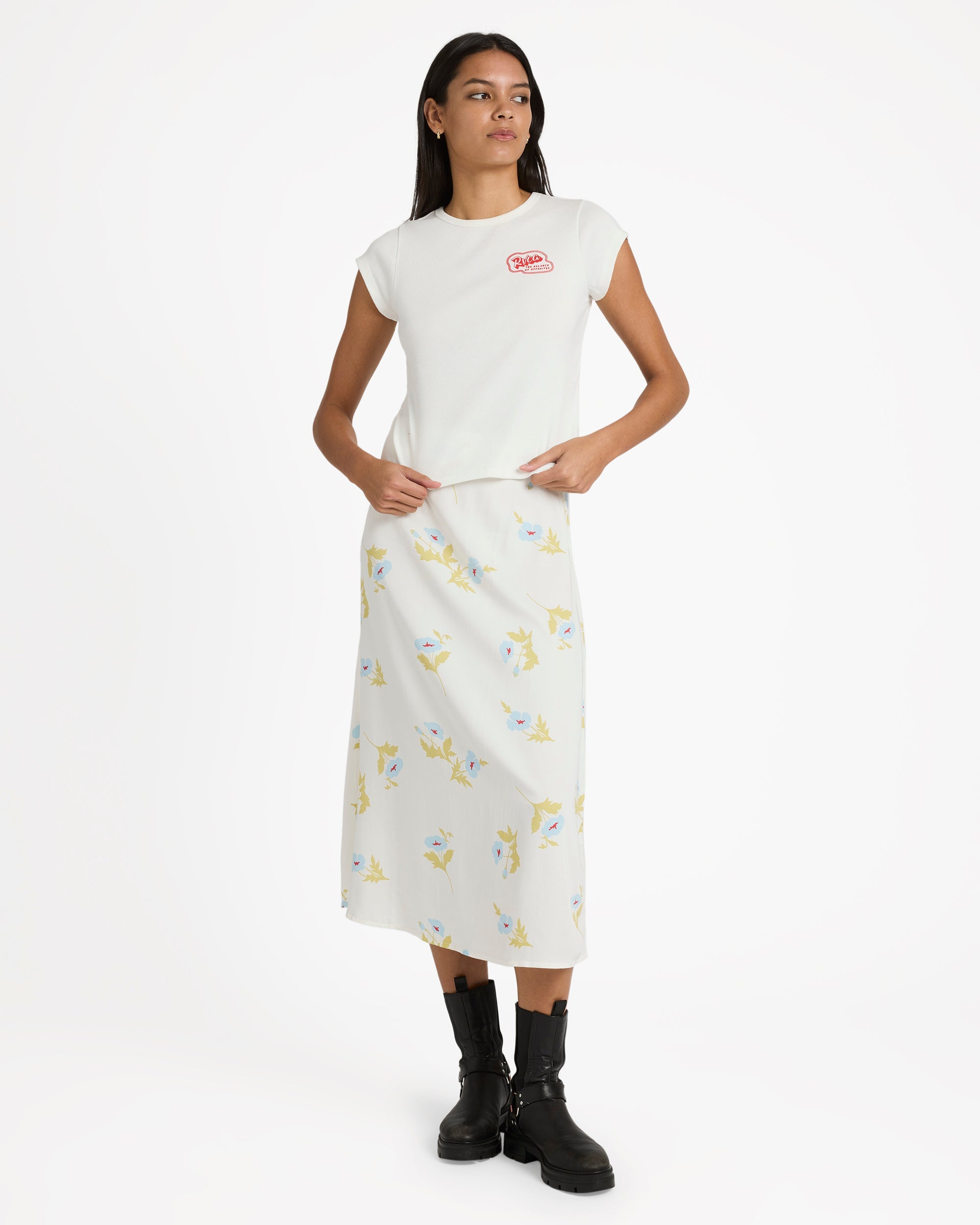 Womens Annika Midi Skirt